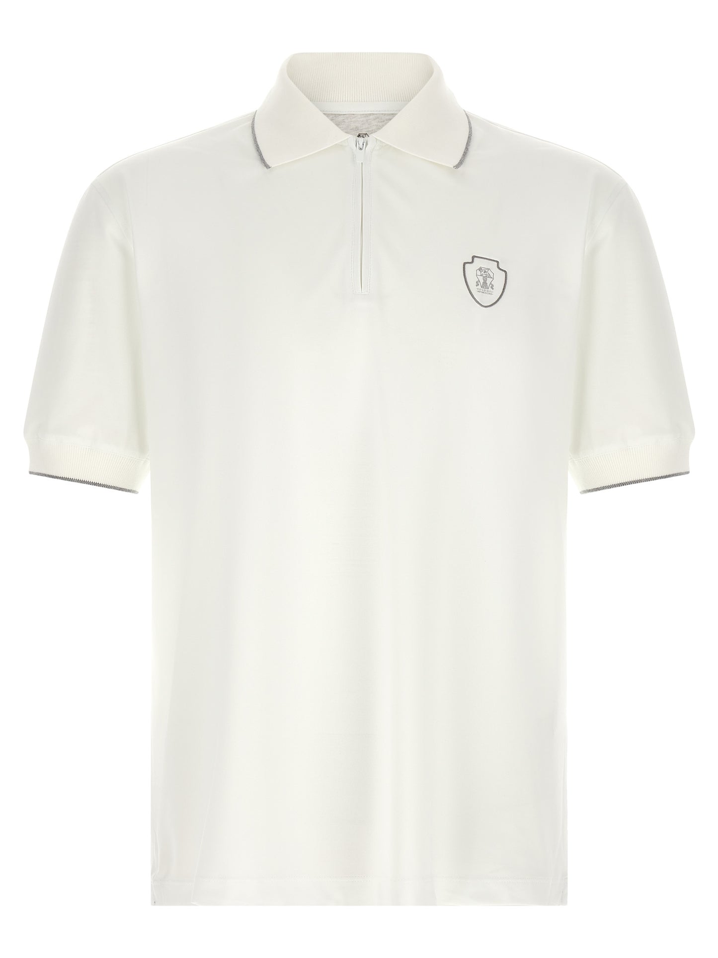 Brunello Cucinelli Men Techno Piquet Polo Shirt BRUNELLO CUCINELLI
