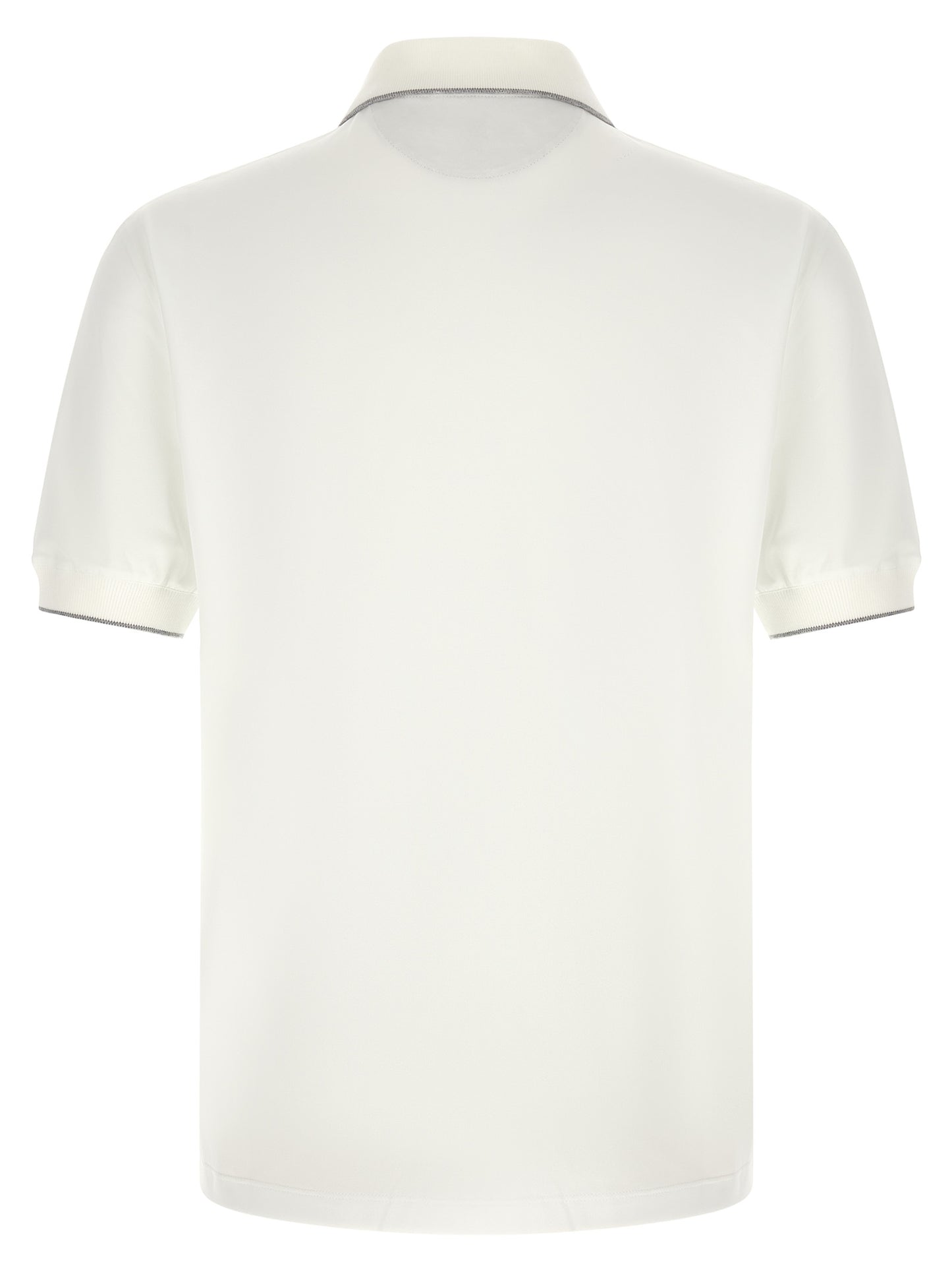 Brunello Cucinelli Men Techno Piquet Polo Shirt BRUNELLO CUCINELLI