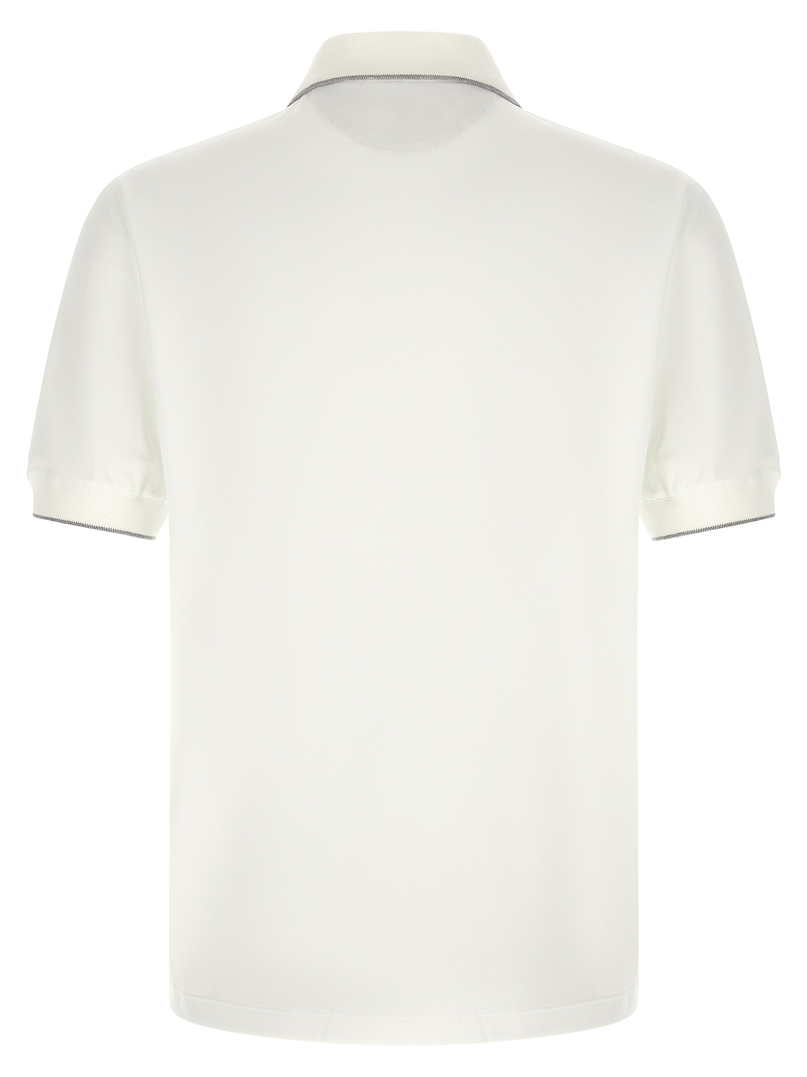 Brunello Cucinelli Men Techno Piquet Polo Shirt BRUNELLO CUCINELLI