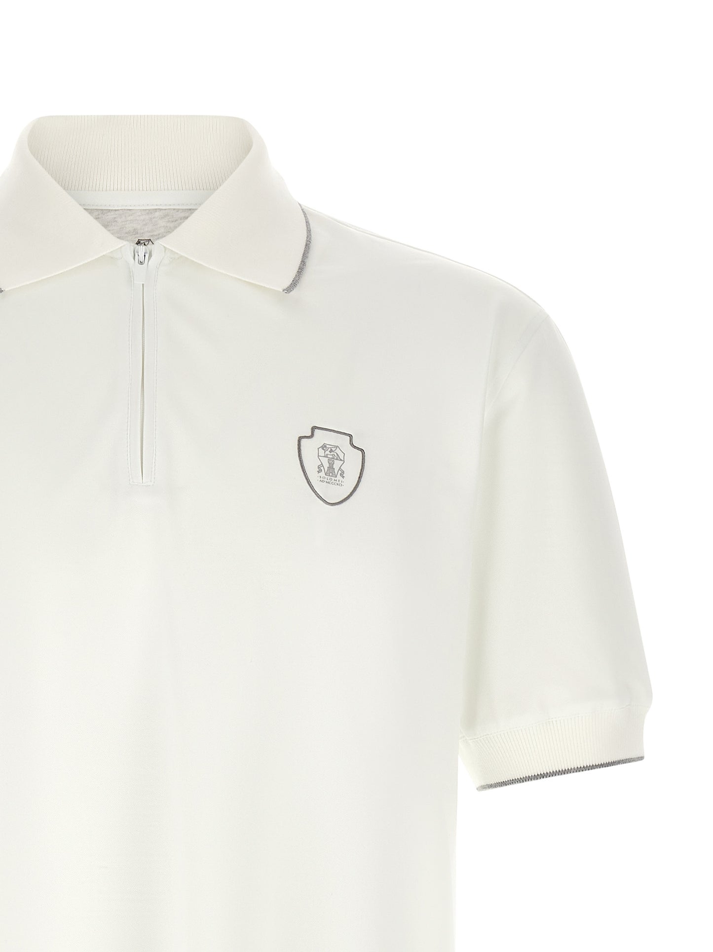 Brunello Cucinelli Men Techno Piquet Polo Shirt BRUNELLO CUCINELLI