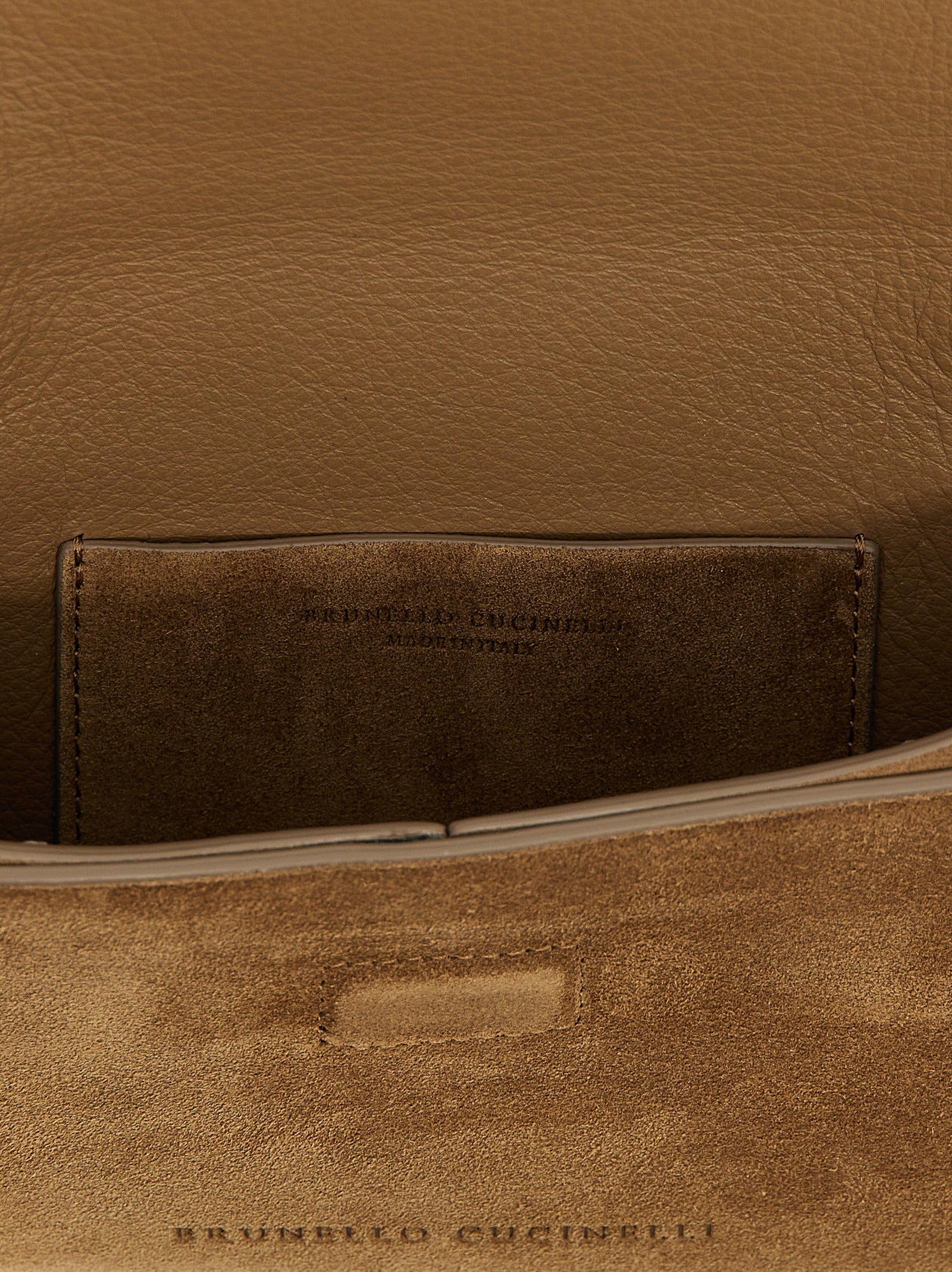 Brunello Cucinelli Women Monile Suede Clutch Bag BRUNELLO CUCINELLI