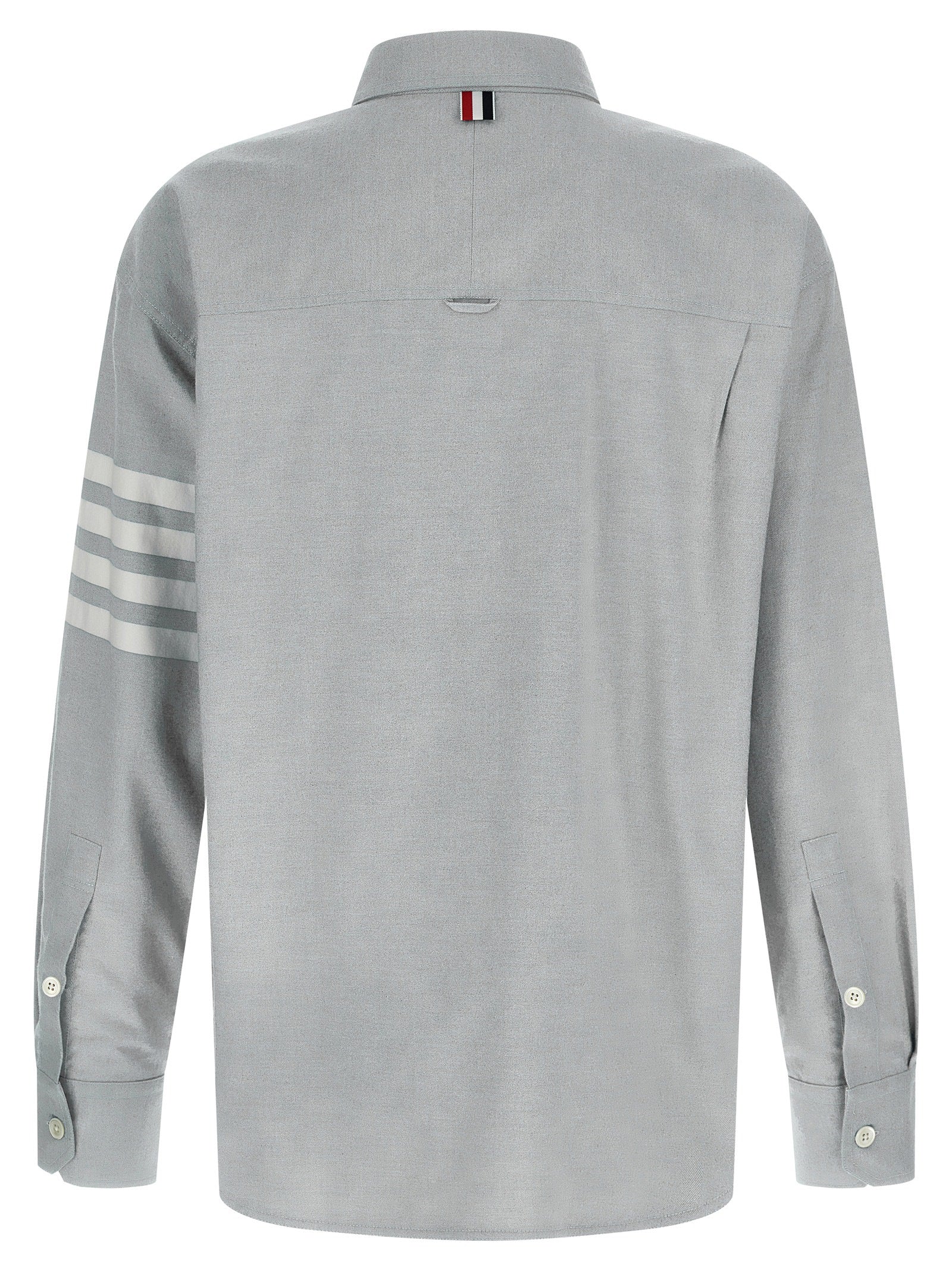 Thom Browne Men '4Bar' Flannel Shirt THOM BROWNE