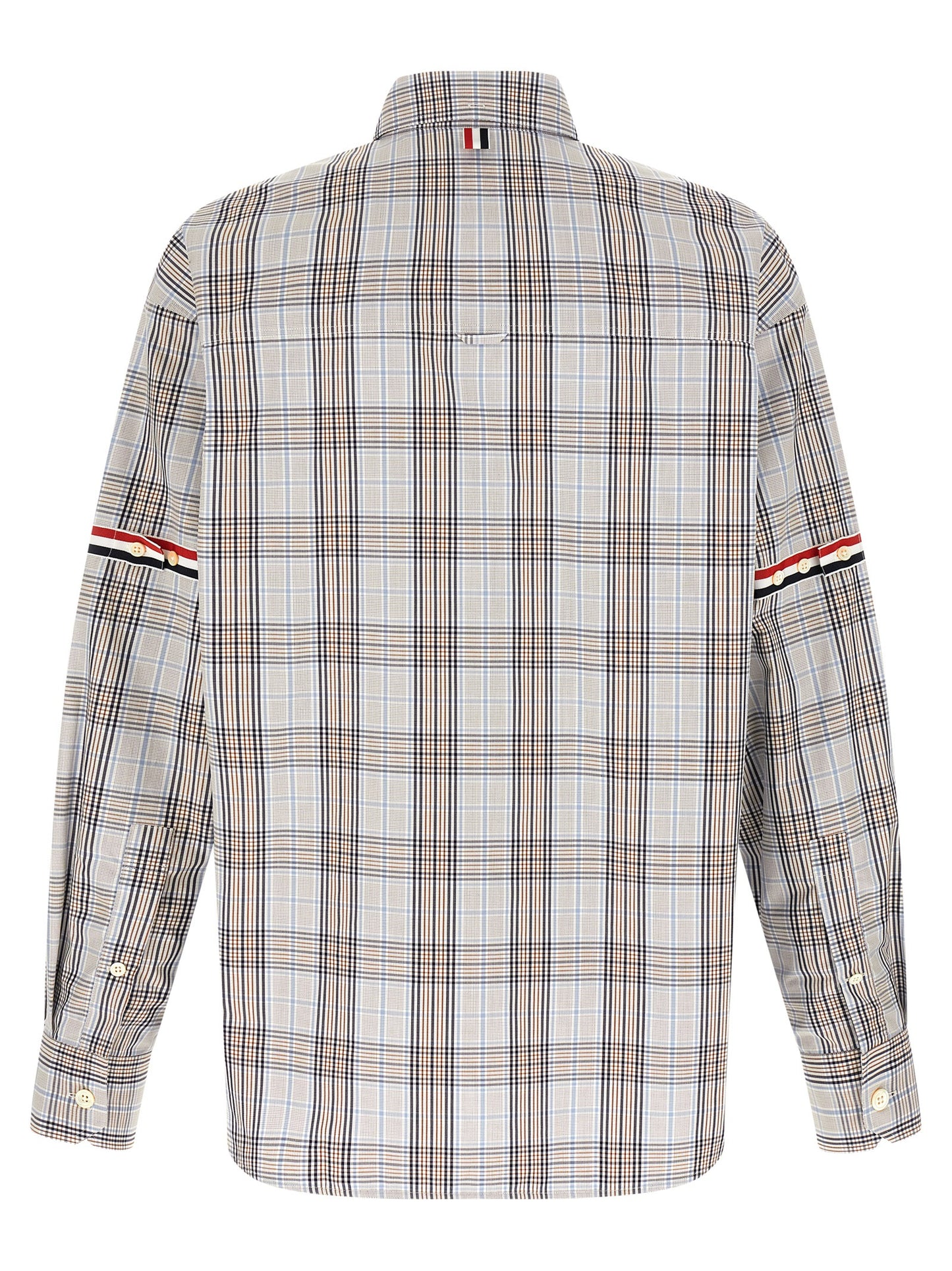 Thom Browne Men ' Oversized Rwb' Shirt THOM BROWNE