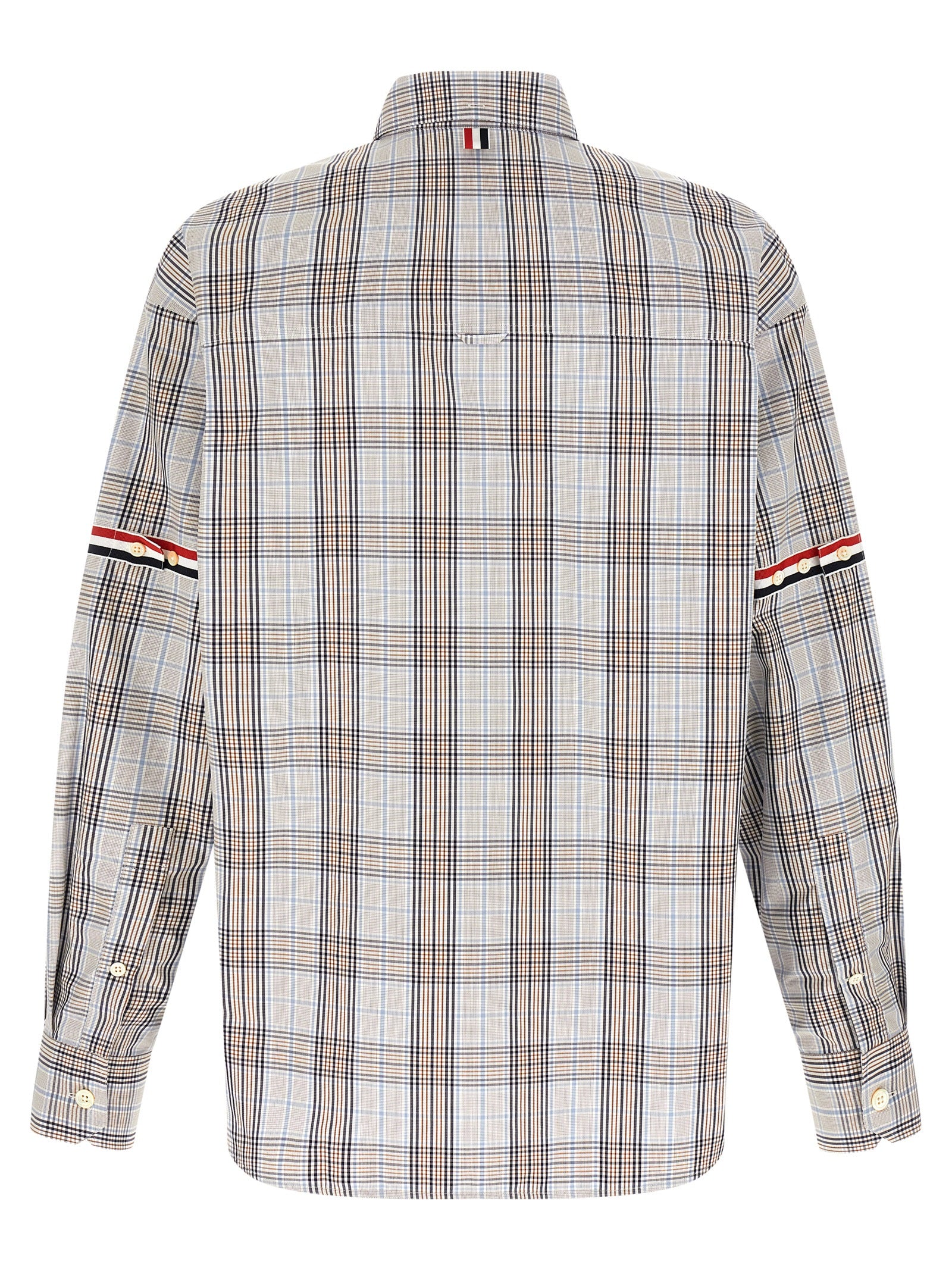 Thom Browne Men ' Oversized Rwb' Shirt THOM BROWNE