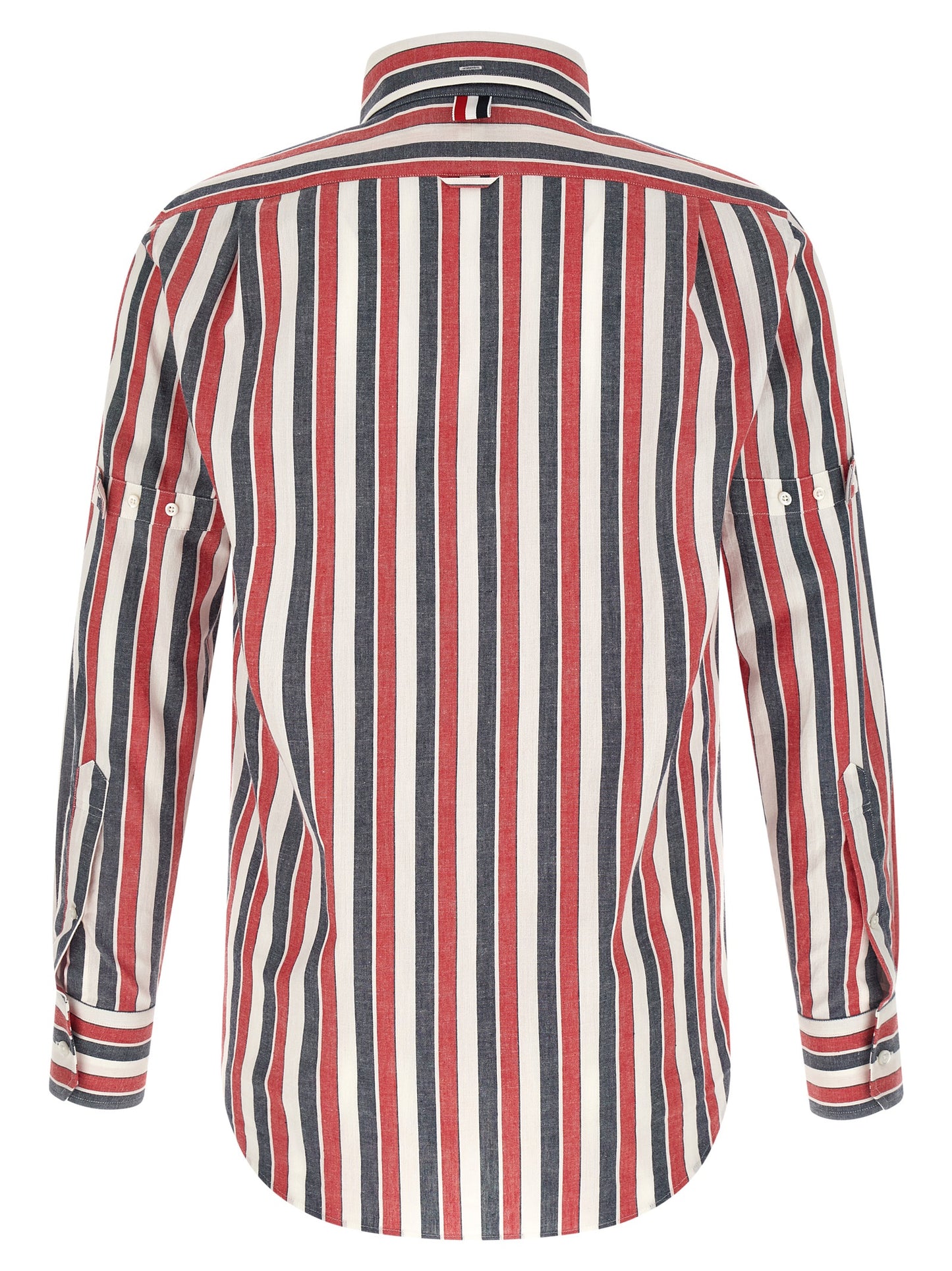 Thom Browne Men Madras Cotton Shirt THOM BROWNE