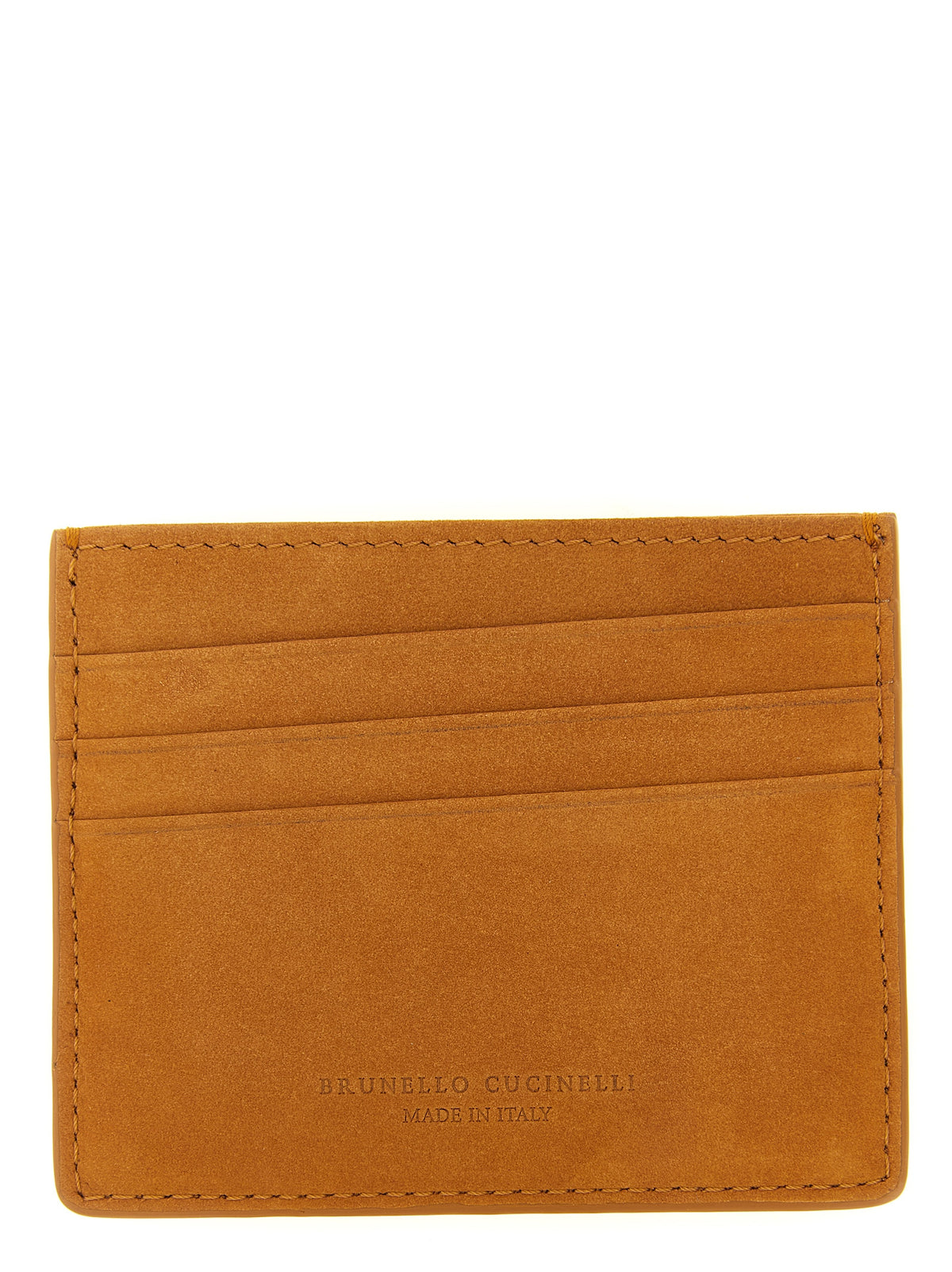 Brunello Cucinelli Men Suede Card Holder BRUNELLO CUCINELLI