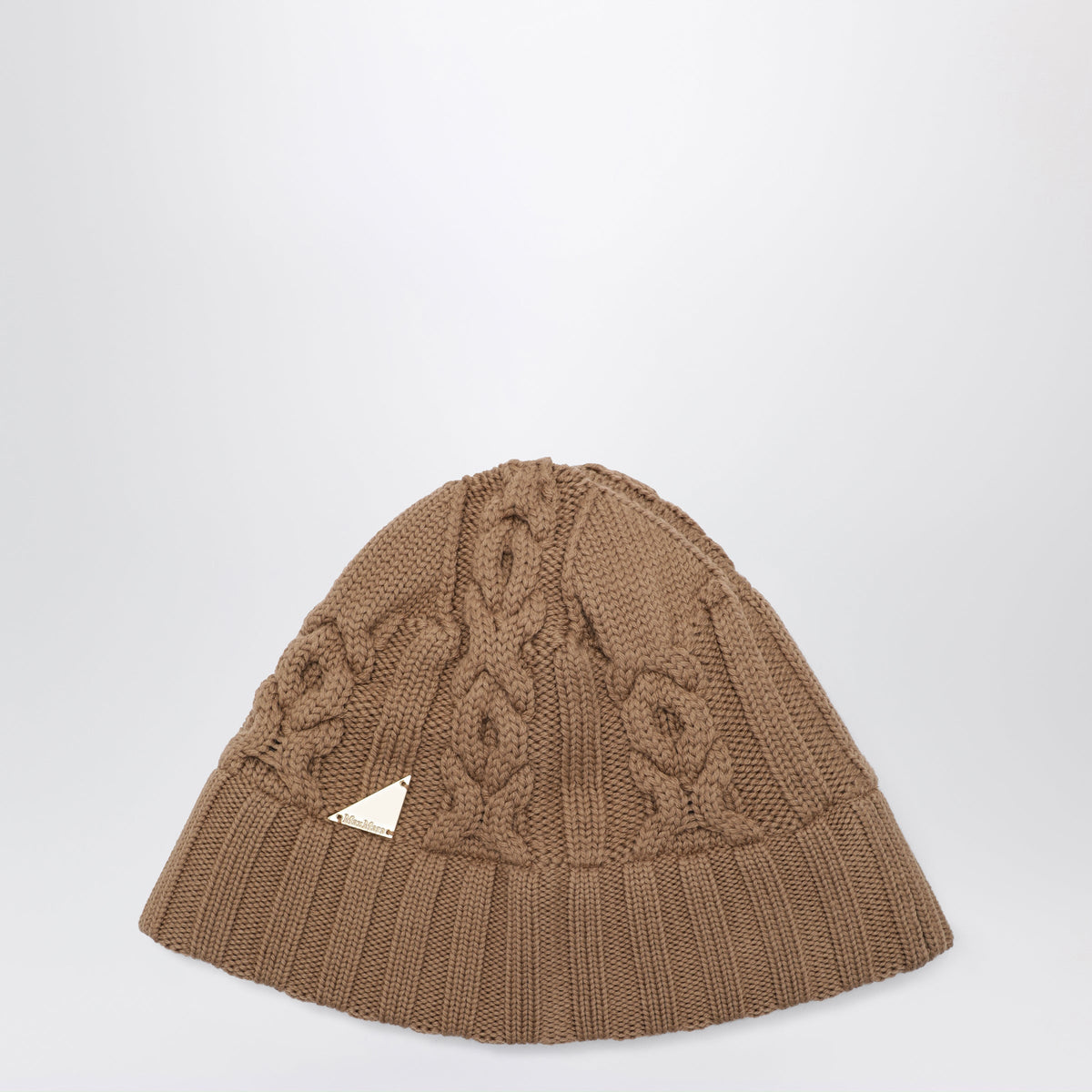 Max Mara Camel Bucket Hat In Virgin Wool Women MAX MARA