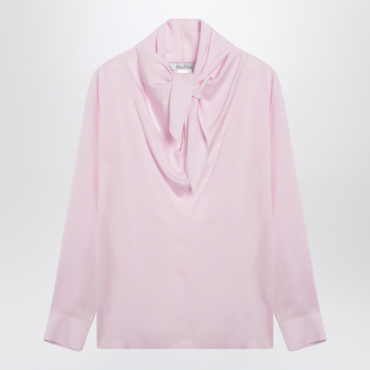 Max Mara Pink Blouse In Silk Charmeuse Women MAX MARA