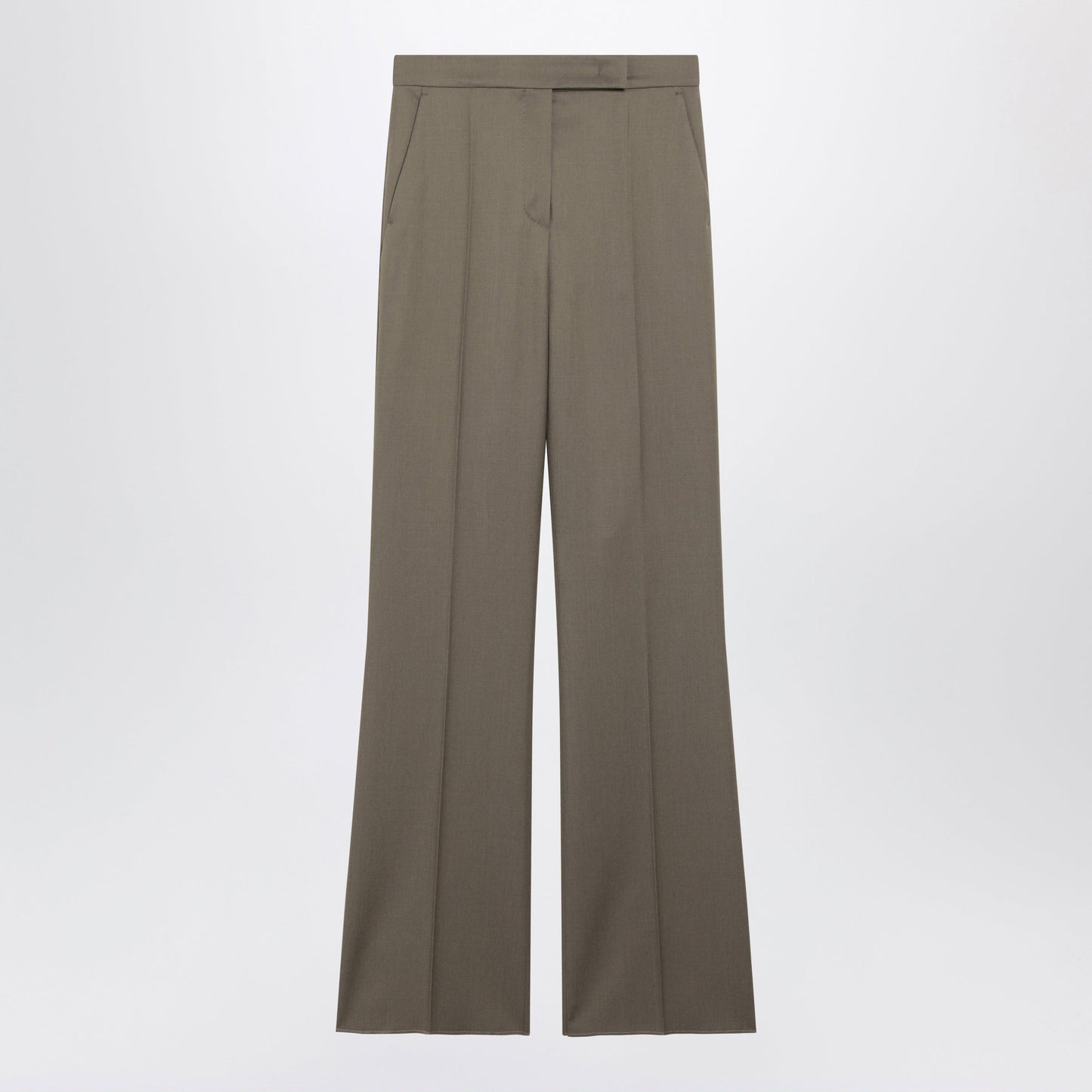 Max Mara Camel Wool Gabardine Trousers Women MAX MARA
