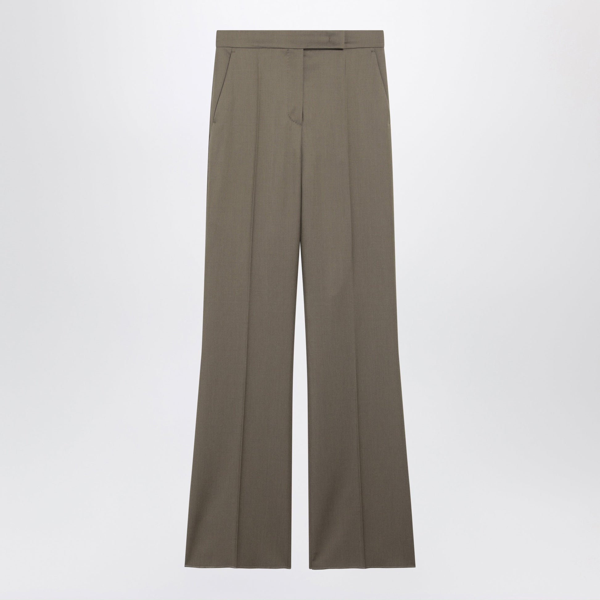 Max Mara Camel Wool Gabardine Trousers Women MAX MARA