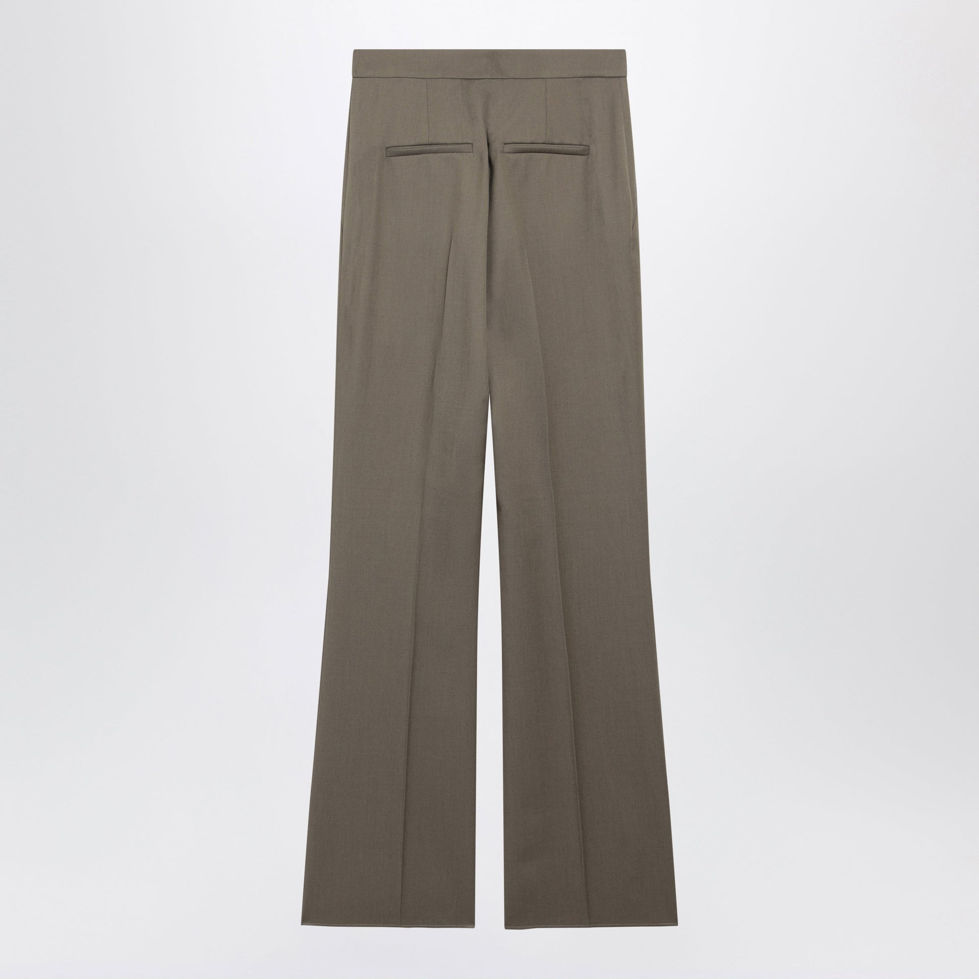 Max Mara Camel Wool Gabardine Trousers Women MAX MARA