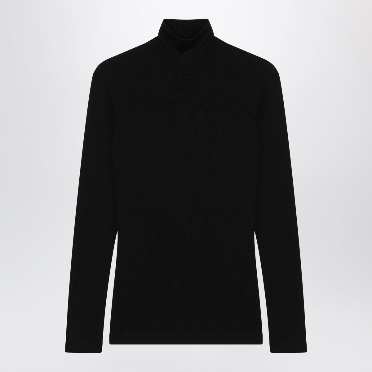 Max Mara Black Turtleneck In Virgin Wool Women MAX MARA