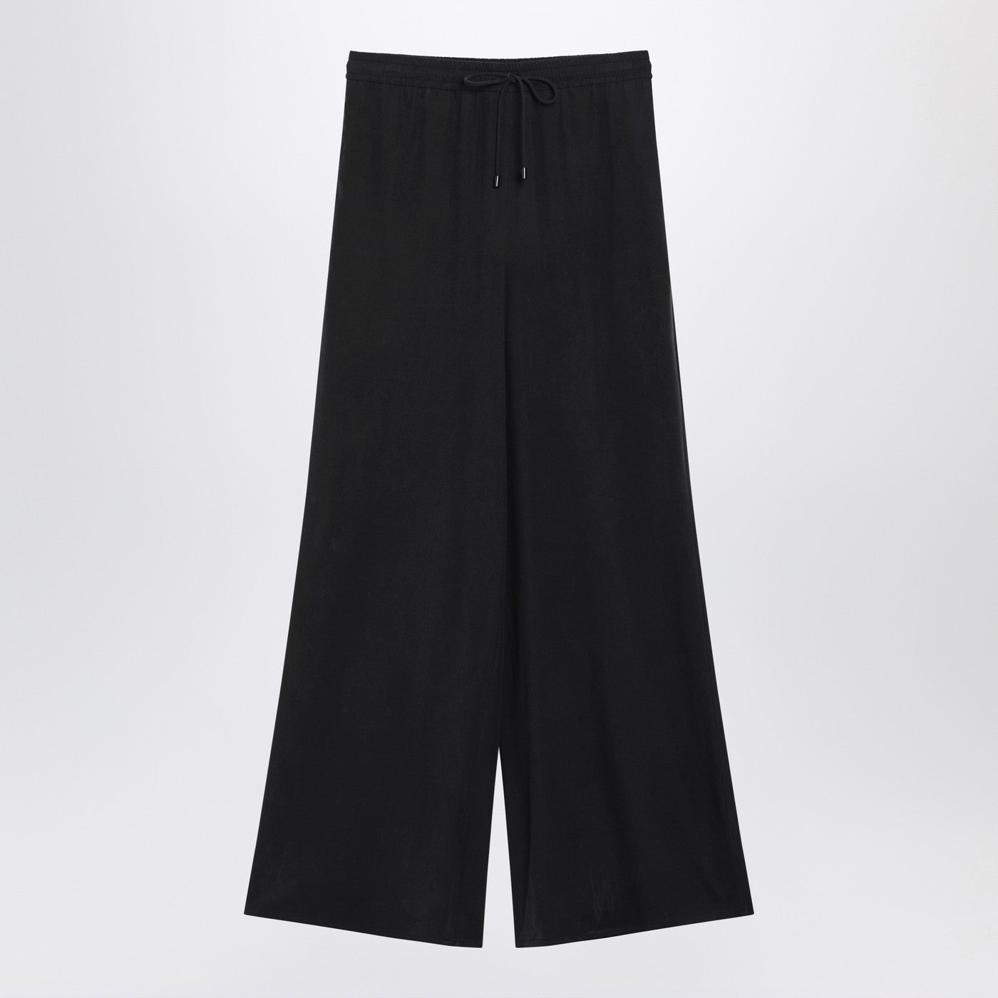 Max Mara Wide-Leg Blue Silk Trousers Women MAX MARA