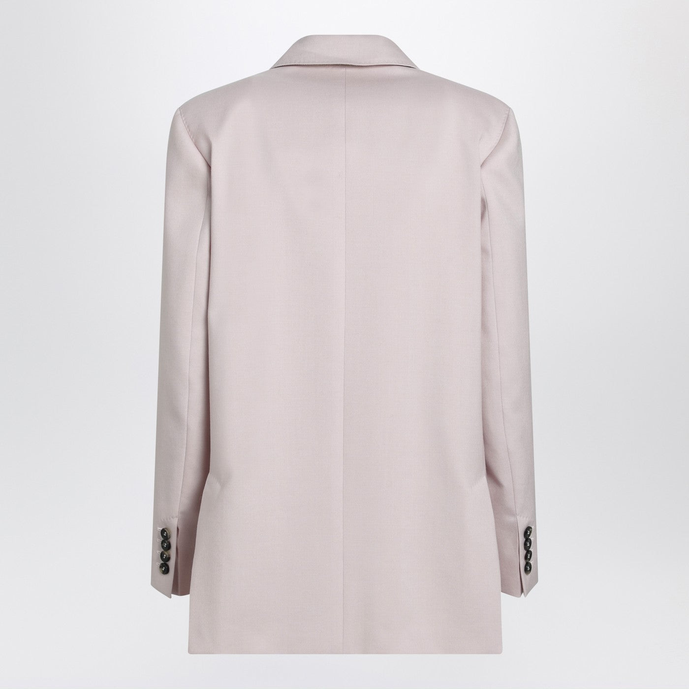 Max Mara Dusty Beige Double-Breasted Wool-Blend Jacket Women MAX MARA