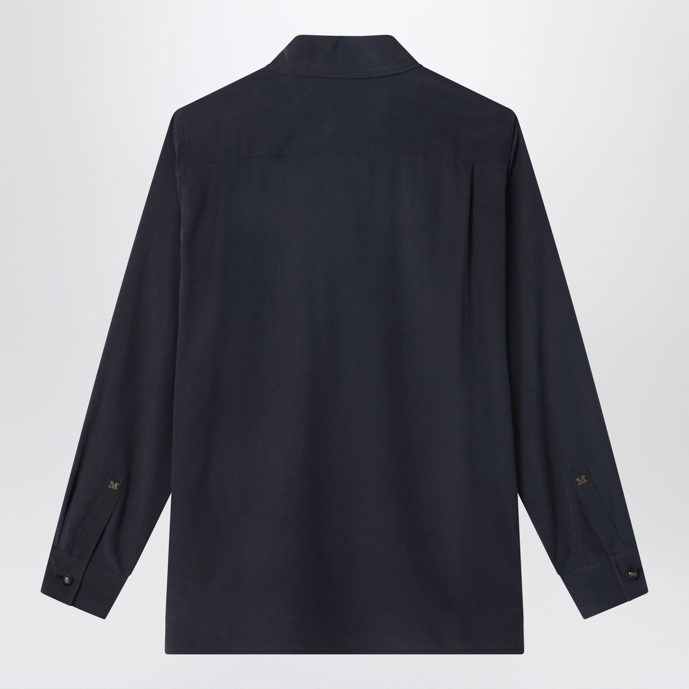 Max Mara Blue Silk Shirt Women MAX MARA