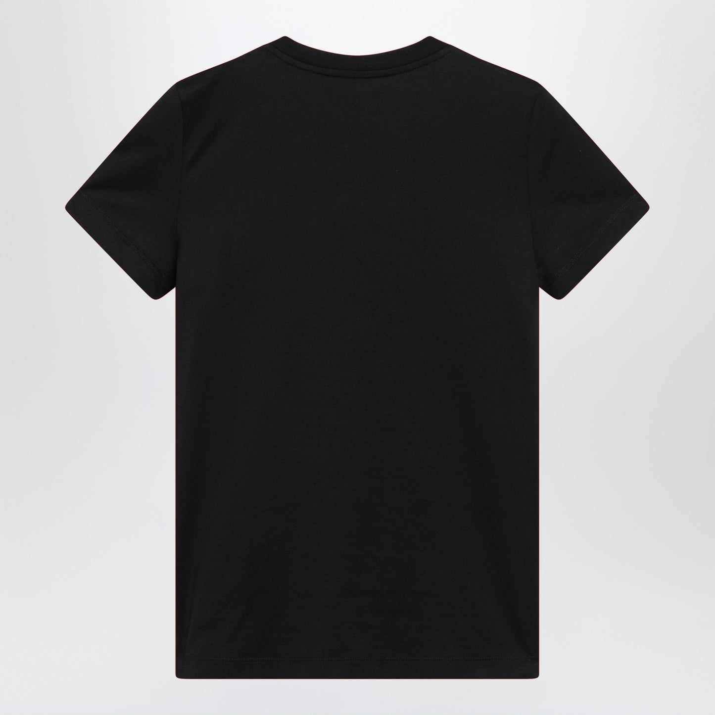 Max Mara Black Cotton Jersey T-Shirt With Front Print Women MAX MARA