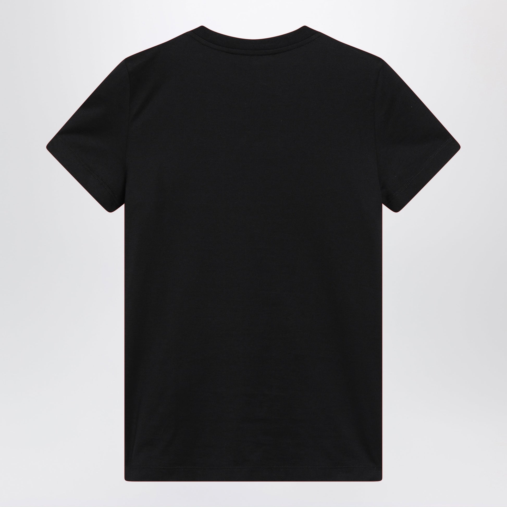 Max Mara Black Cotton Jersey T-Shirt With Front Print Women MAX MARA