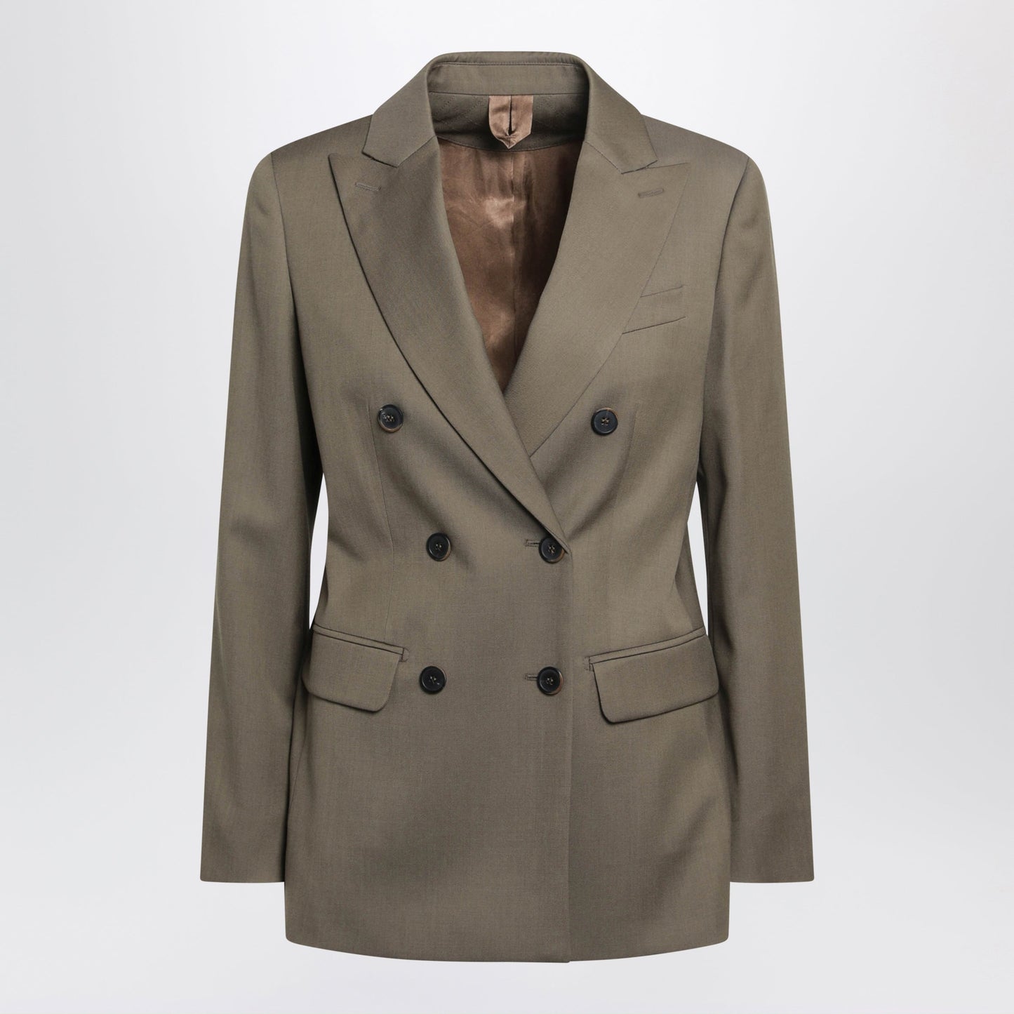 Max Mara Camel Double-Breasted Wool Jacket Women MAX MARA