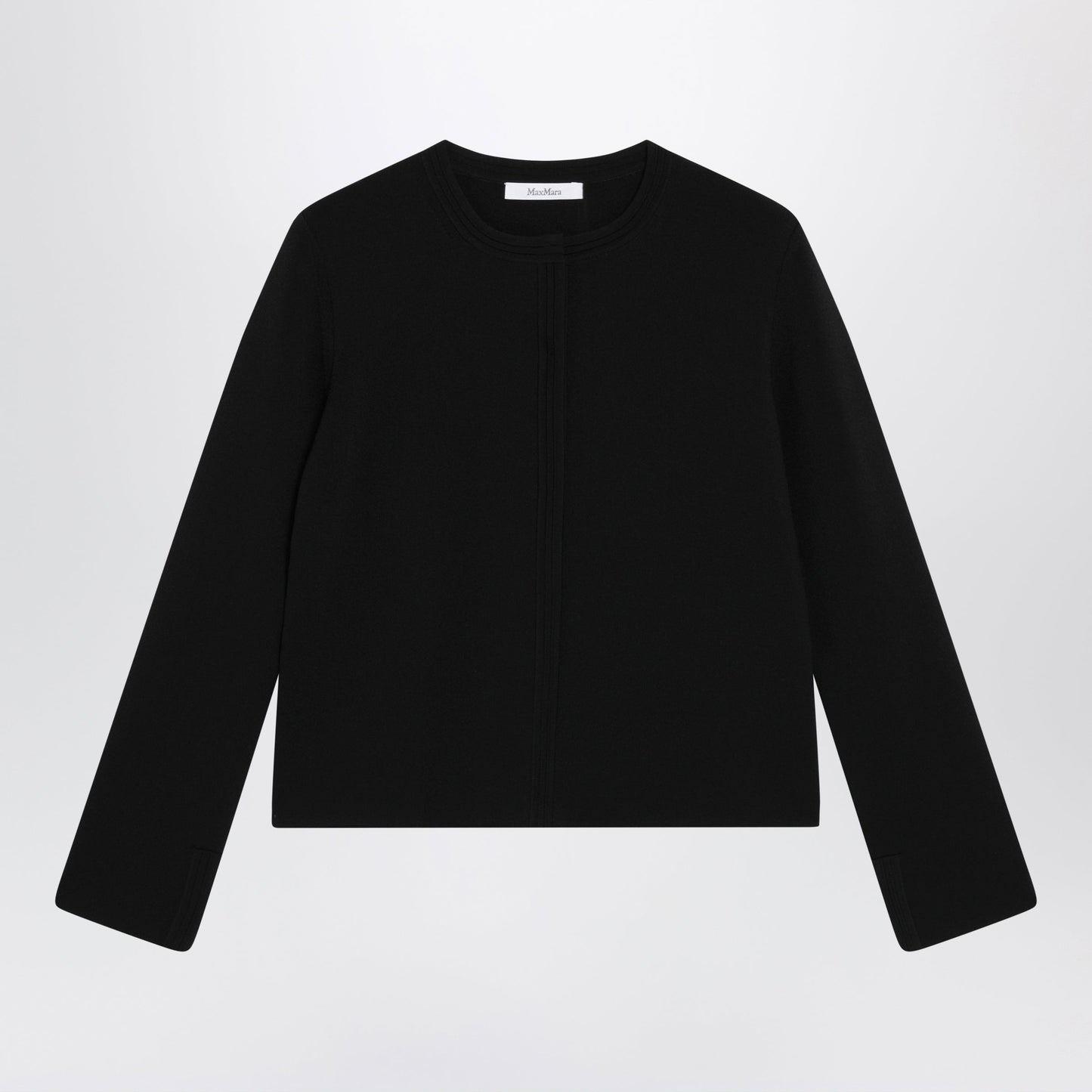 Max Mara Black Viscose-Blend Cardigan Women MAX MARA