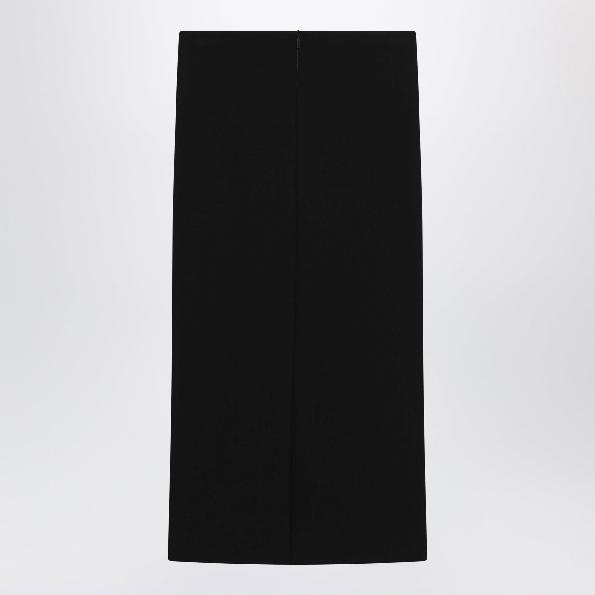 Max Mara Midi Skirt In Compact Crãªpe Jersey In Black Women MAX MARA