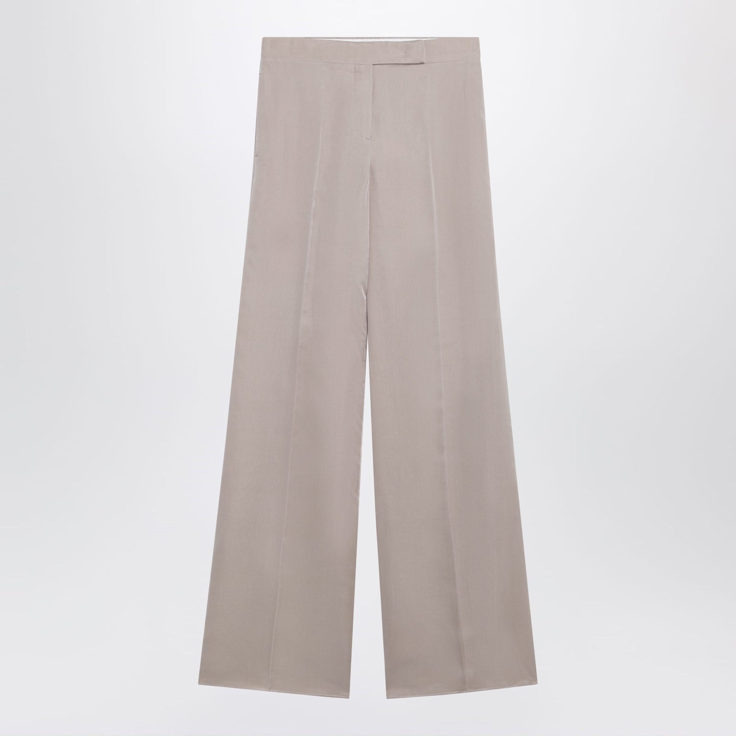 Max Mara Long Silk Trousers In Pink Women MAX MARA