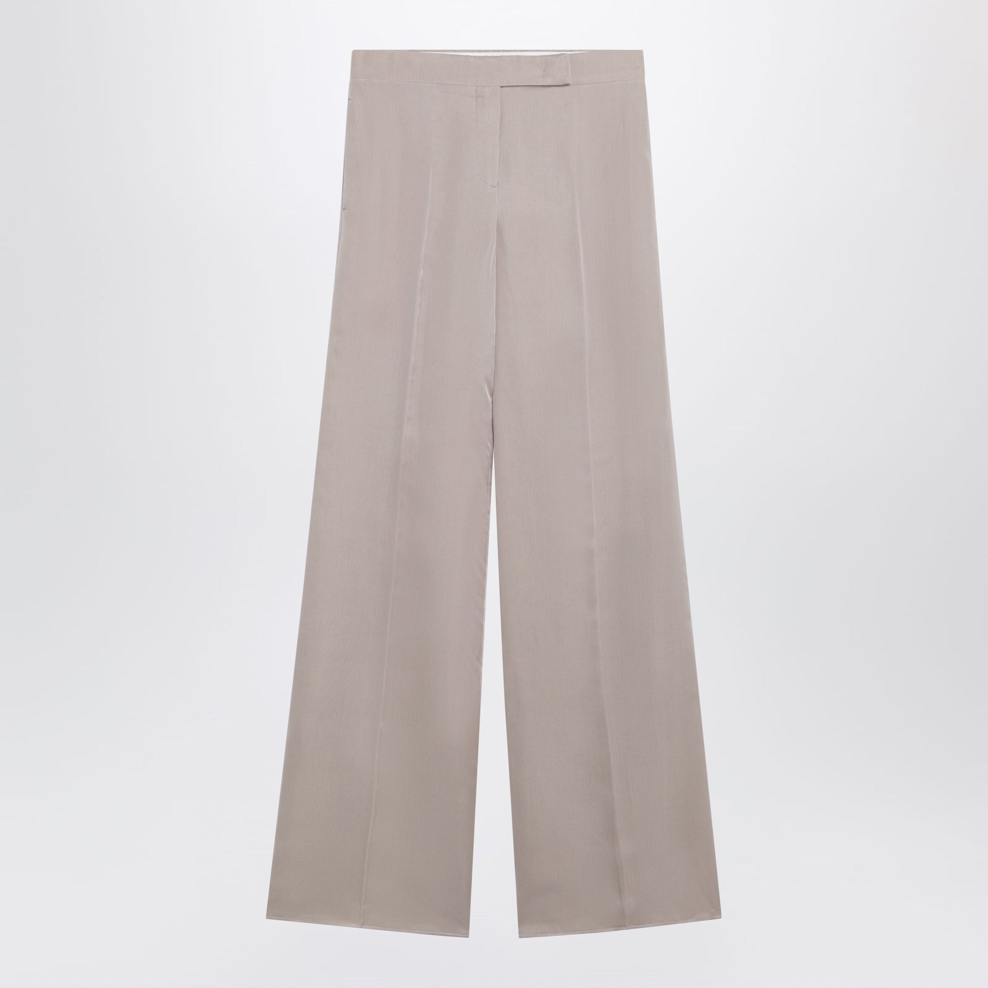 Max Mara Long Silk Trousers In Pink Women MAX MARA