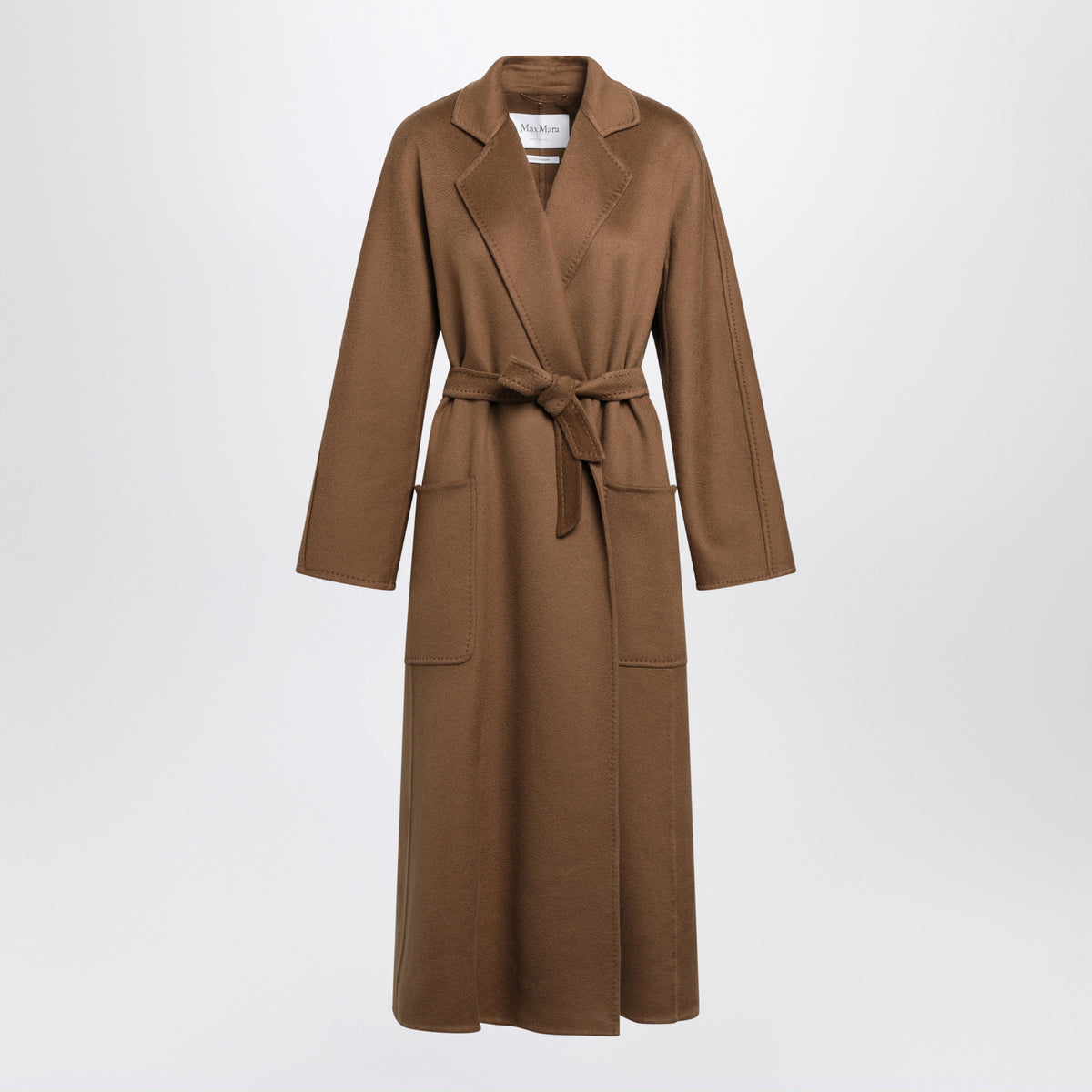 Max Mara Long Cammello Scuro Cashmere Coat Women MAX MARA