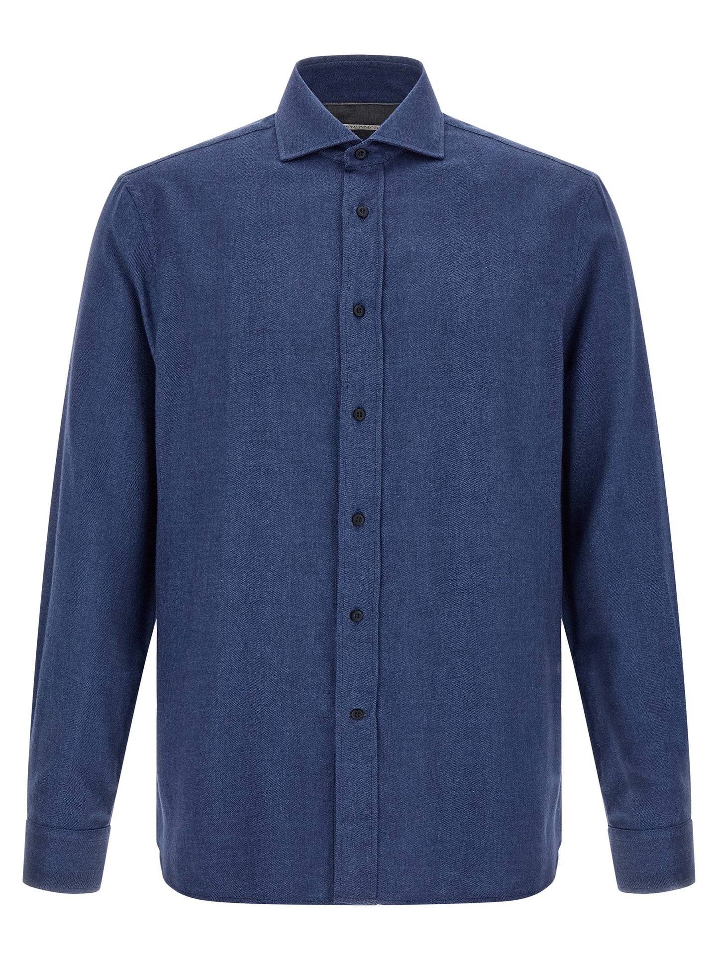 Brunello Cucinelli Men Herringbone Shirt BRUNELLO CUCINELLI