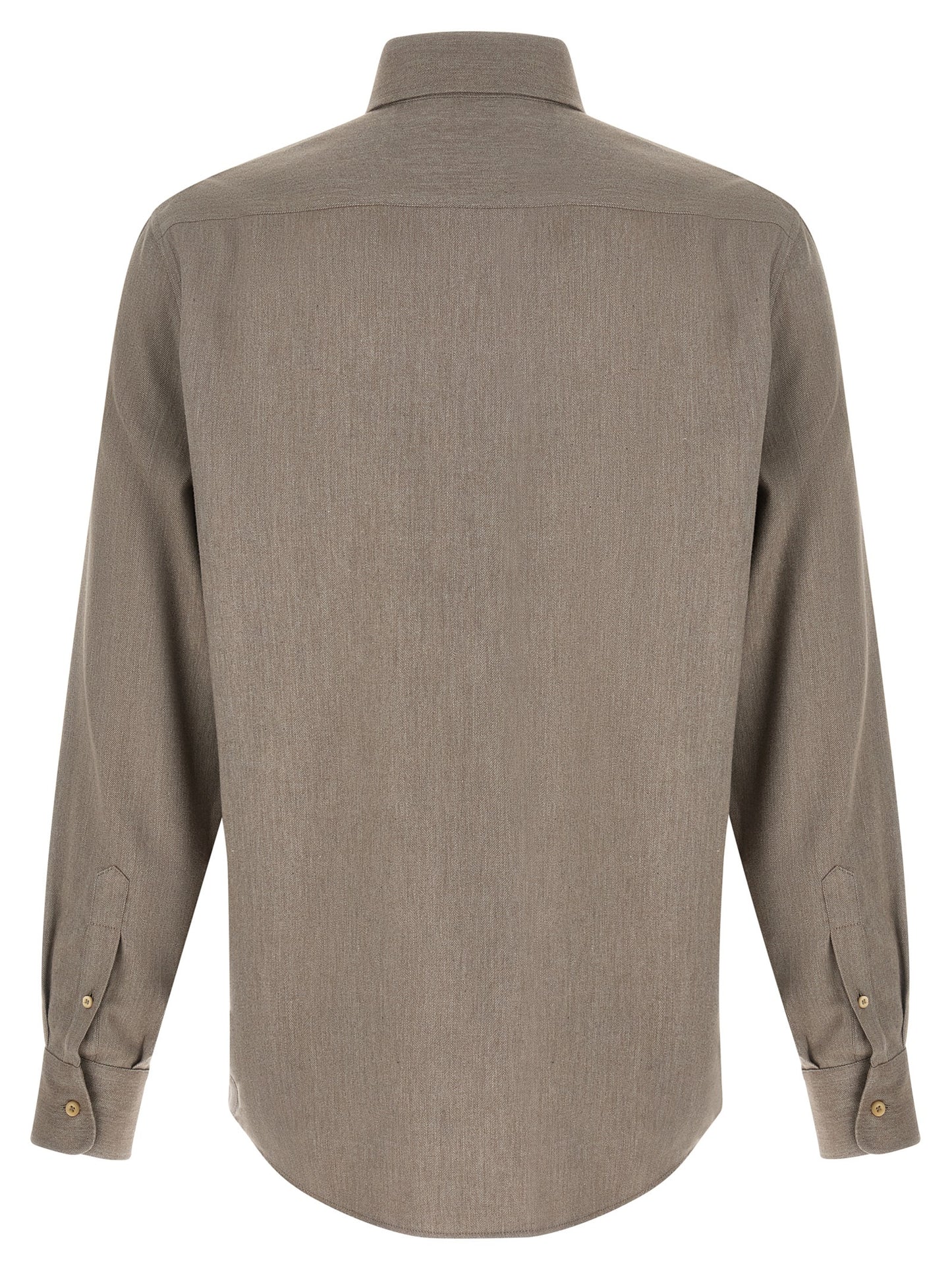 Brunello Cucinelli Men Herringbone Shirt BRUNELLO CUCINELLI