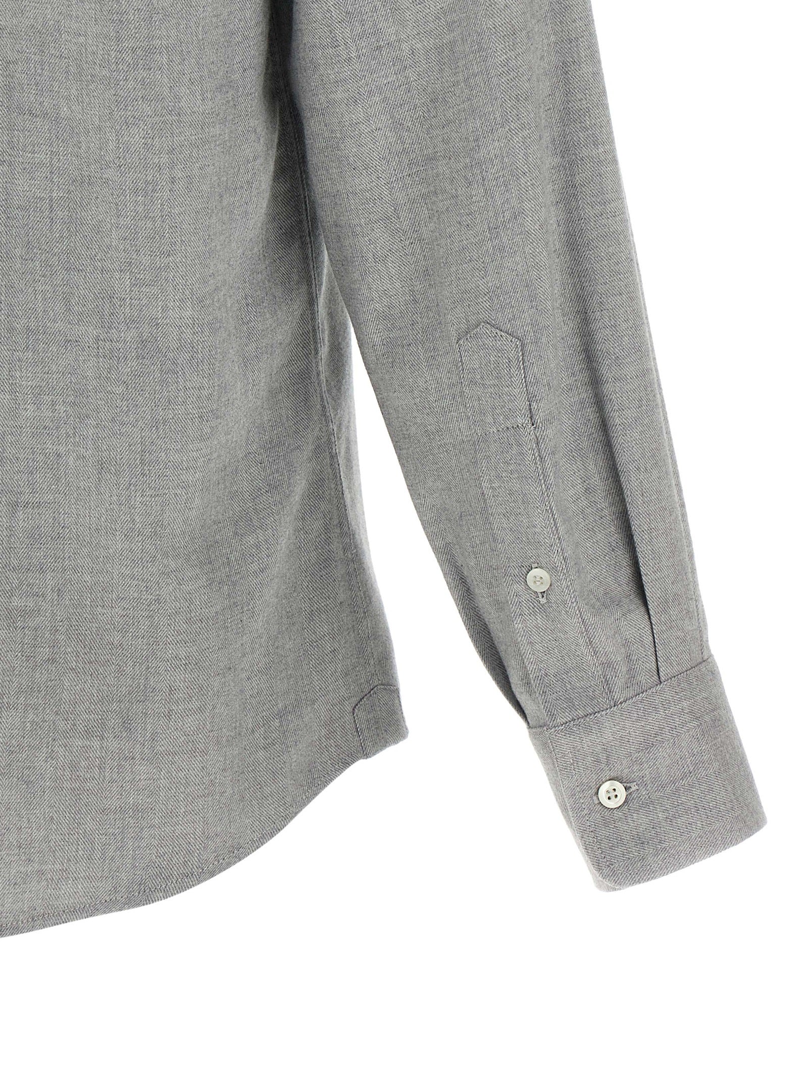 Brunello Cucinelli Men Cotton Shirt BRUNELLO CUCINELLI