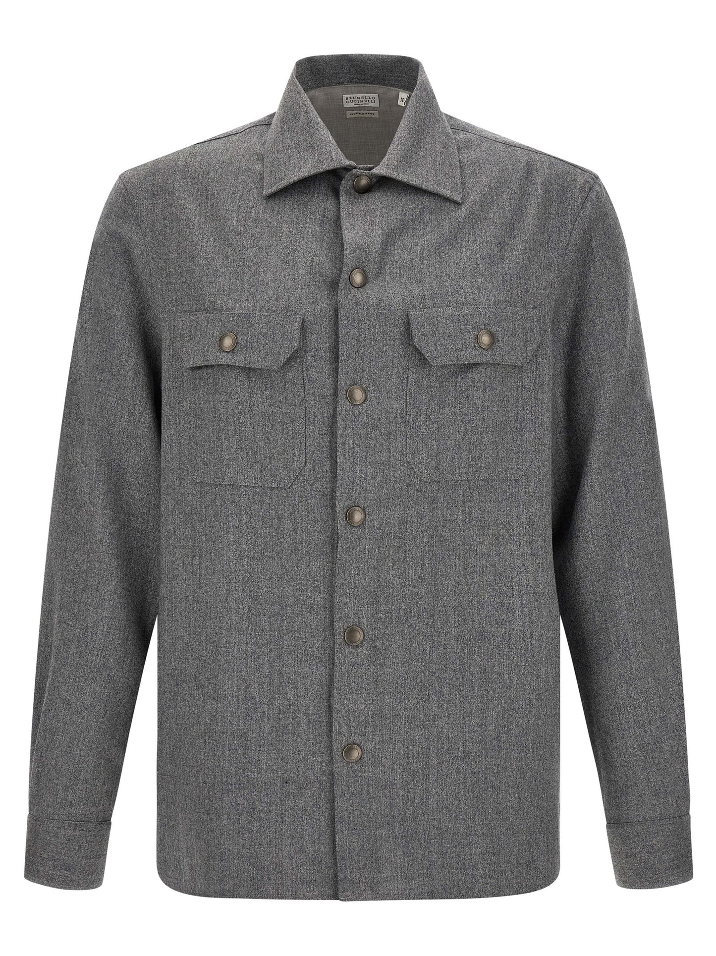 Brunello Cucinelli Men Flannel Overshirt BRUNELLO CUCINELLI
