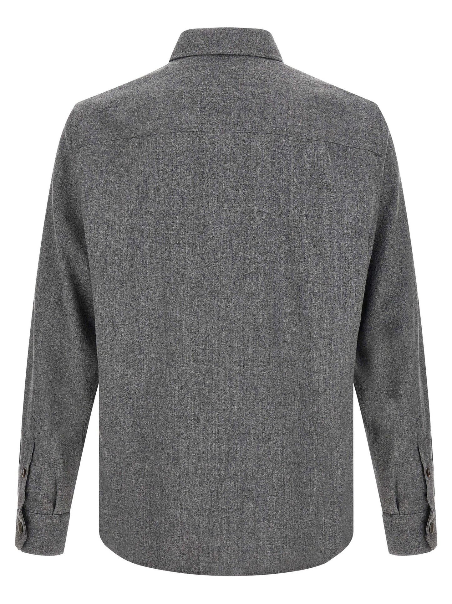 Brunello Cucinelli Men Flannel Overshirt BRUNELLO CUCINELLI