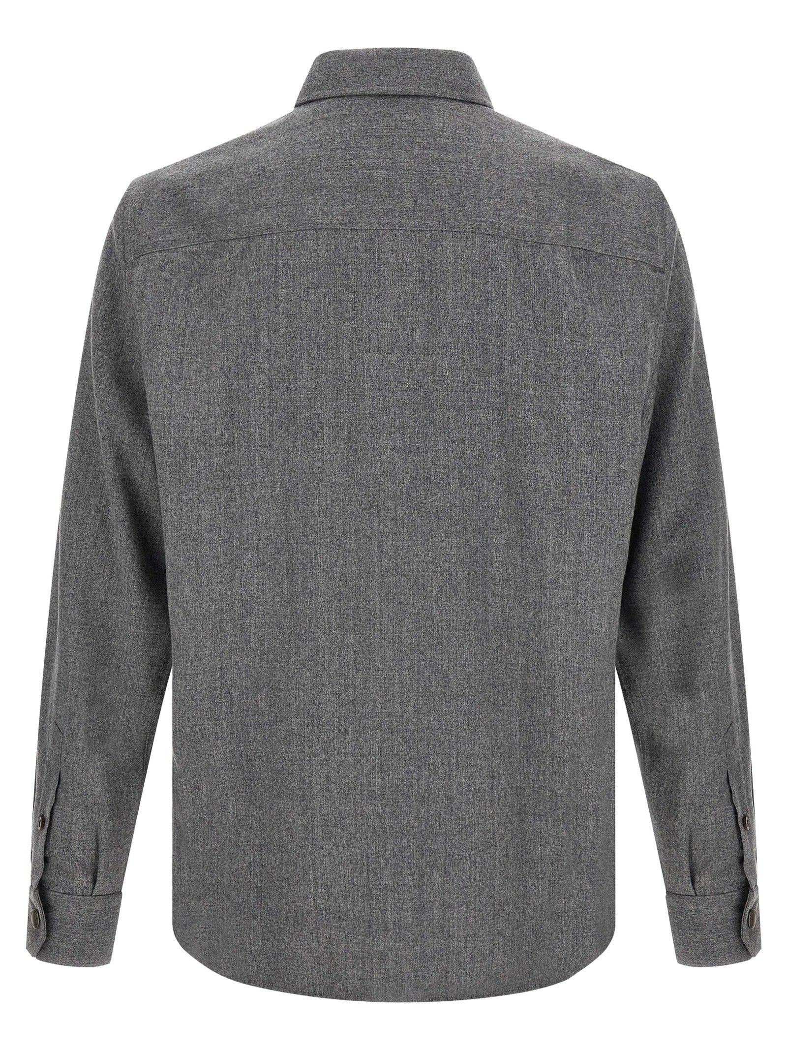 Brunello Cucinelli Men Flannel Overshirt BRUNELLO CUCINELLI
