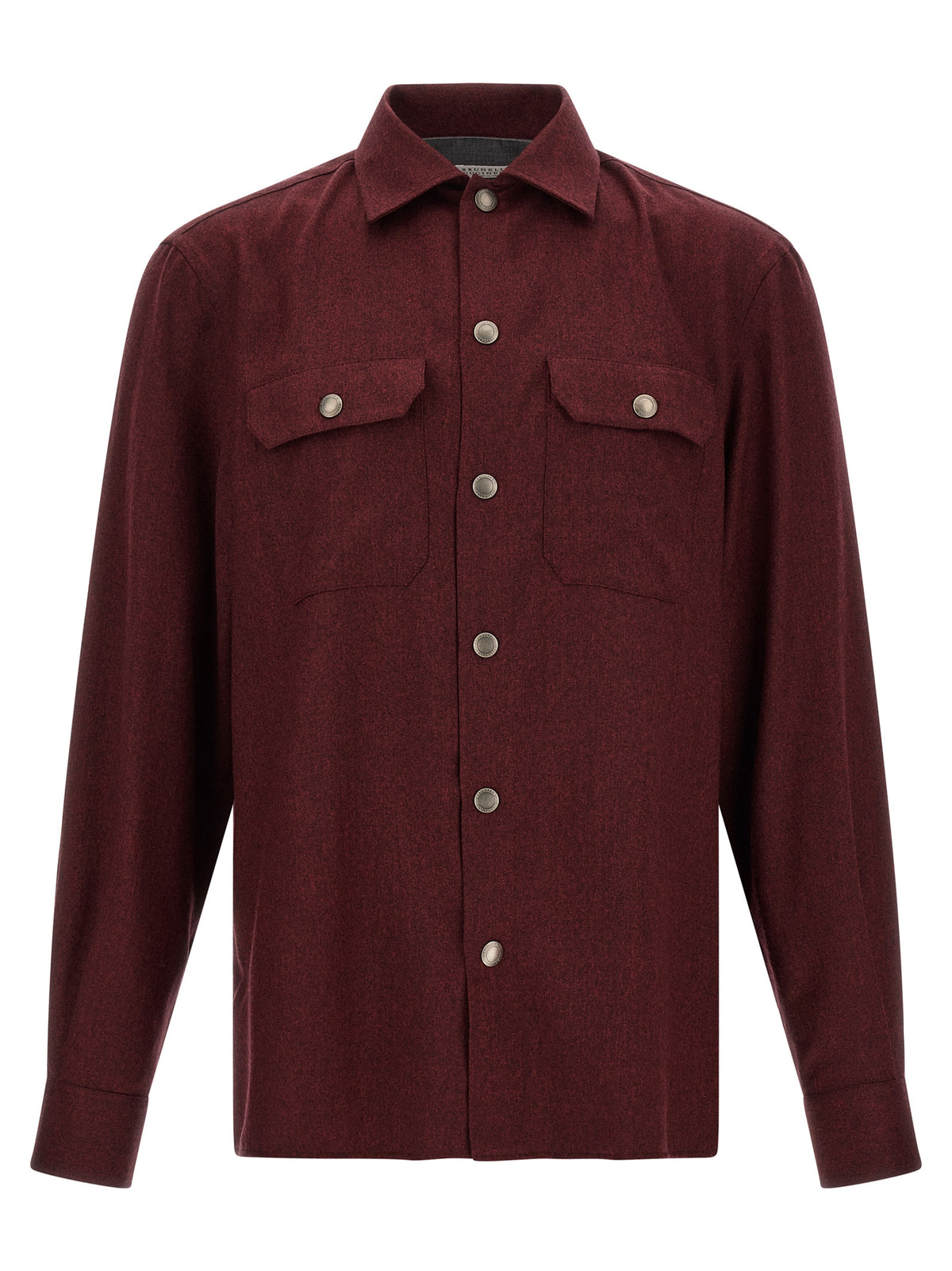 Brunello Cucinelli Men Flannel Overshirt BRUNELLO CUCINELLI