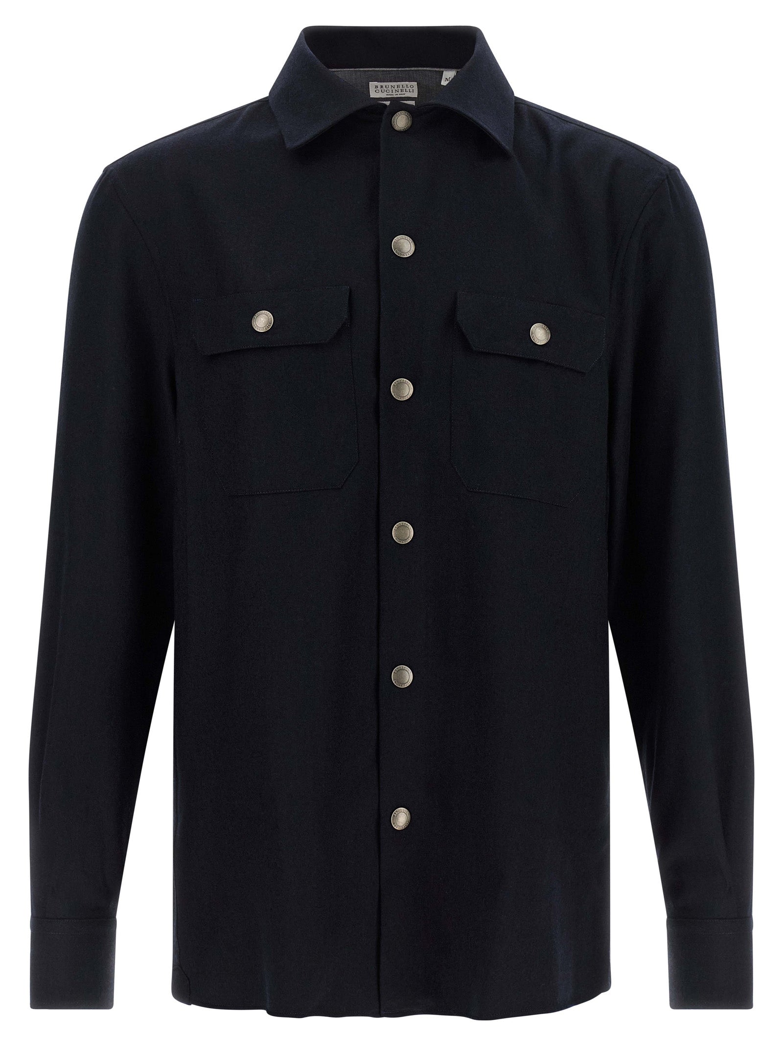 Brunello Cucinelli Men Flannel Overshirt BRUNELLO CUCINELLI