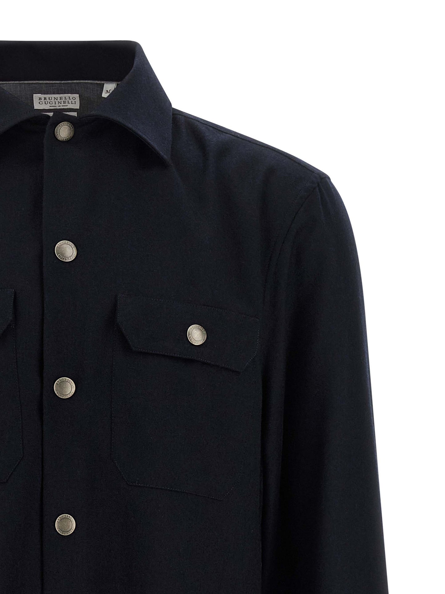 Brunello Cucinelli Men Flannel Overshirt BRUNELLO CUCINELLI