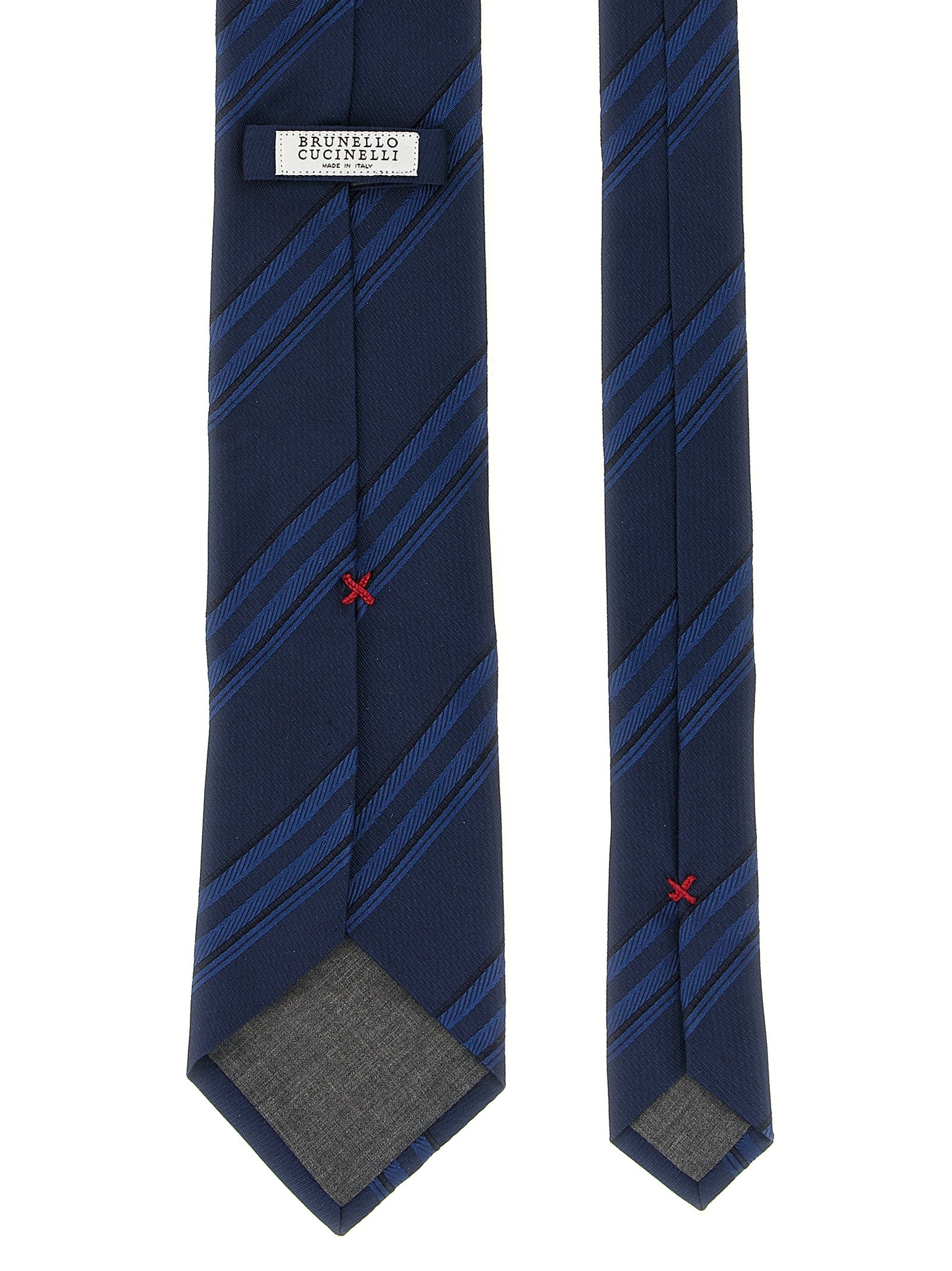 Brunello Cucinelli Men Operated Stripe Tie BRUNELLO CUCINELLI