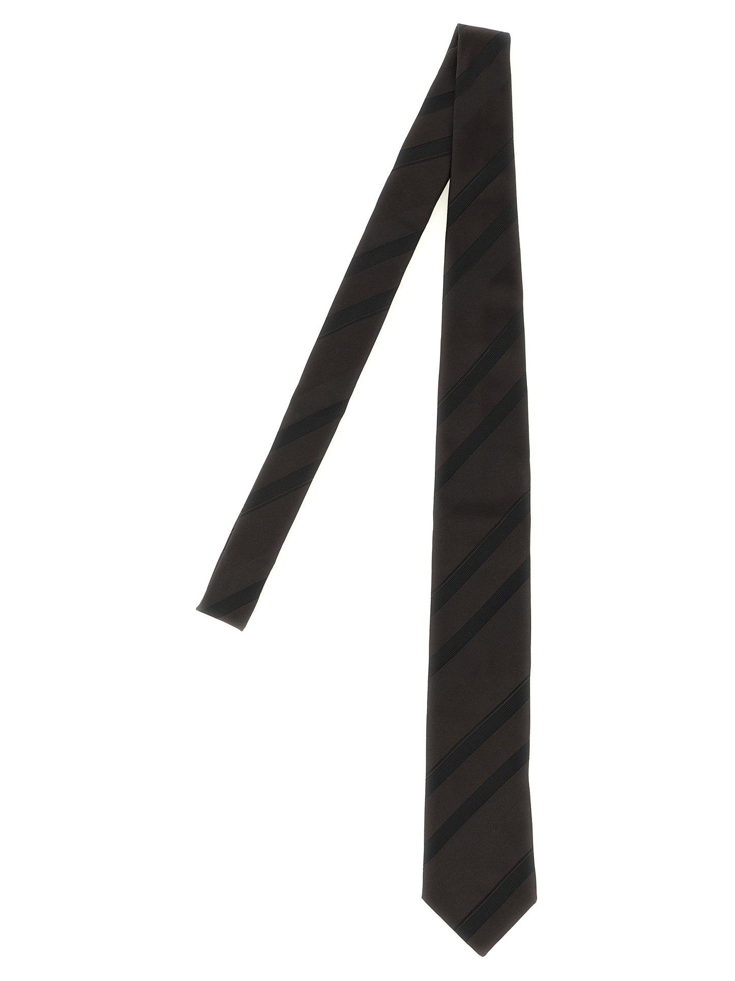 Brunello Cucinelli Men Regimental Silk Tie BRUNELLO CUCINELLI