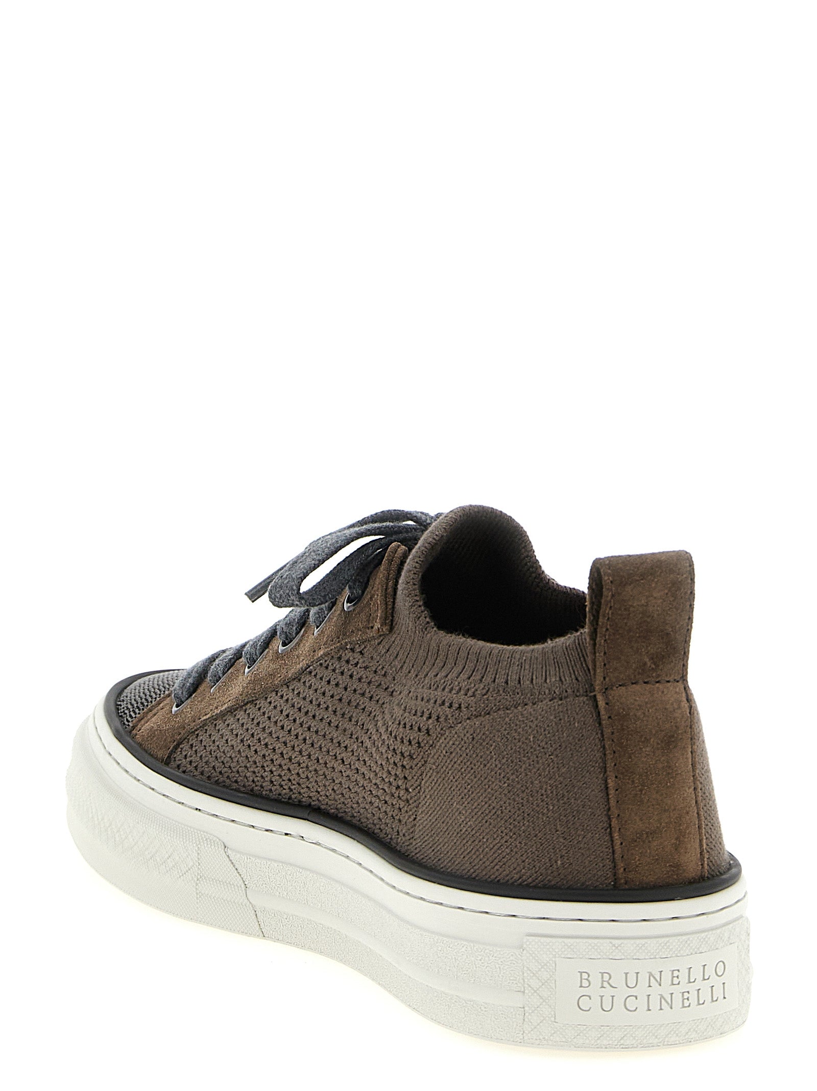 Brunello Cucinelli Women Monile Knit Sneakers BRUNELLO CUCINELLI