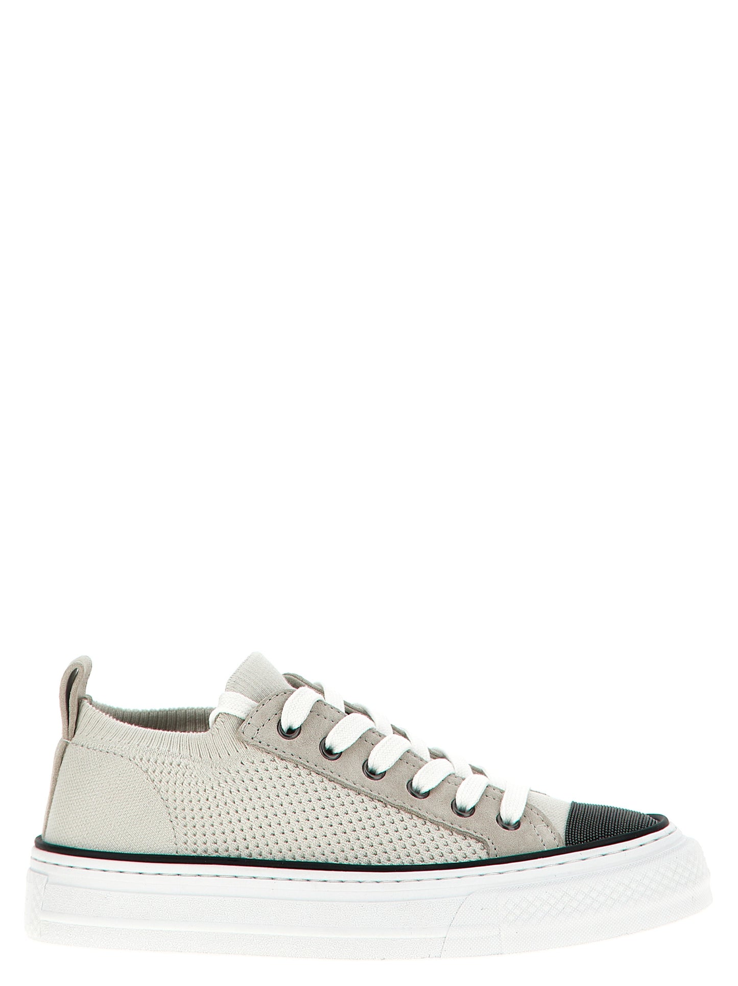 Brunello Cucinelli Women Monile Knit Sneakers BRUNELLO CUCINELLI
