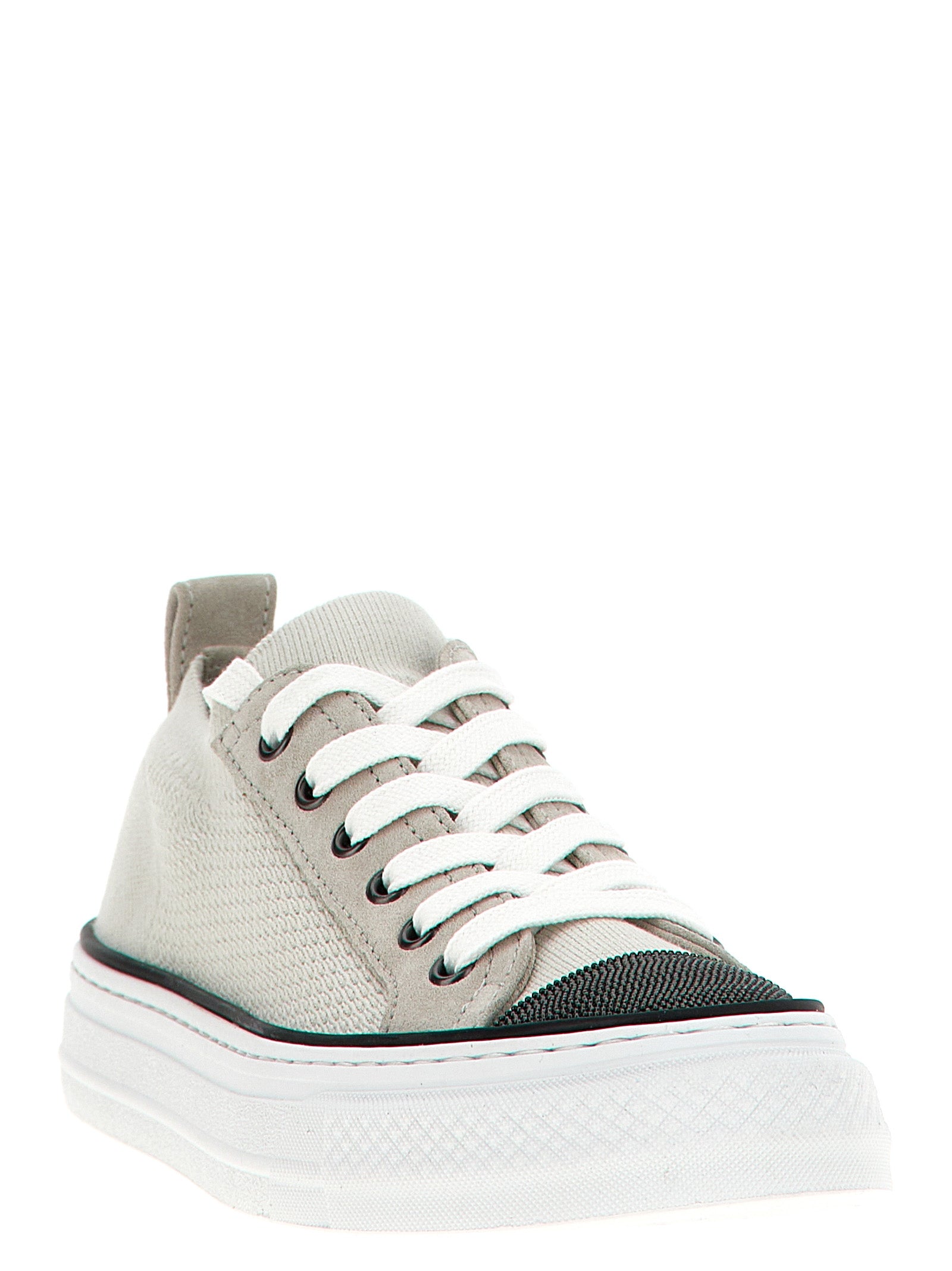 Brunello Cucinelli Women Monile Knit Sneakers BRUNELLO CUCINELLI