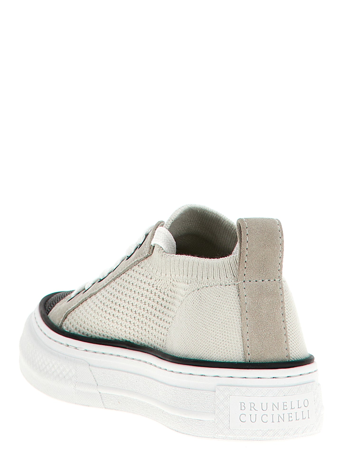 Brunello Cucinelli Women Monile Knit Sneakers BRUNELLO CUCINELLI