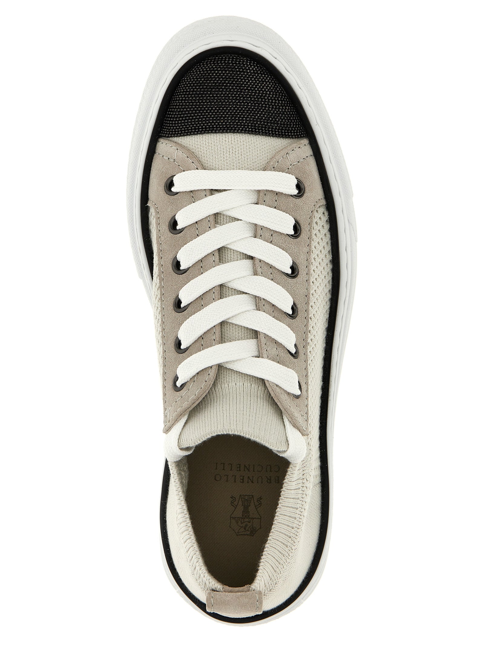 Brunello Cucinelli Women Monile Knit Sneakers BRUNELLO CUCINELLI