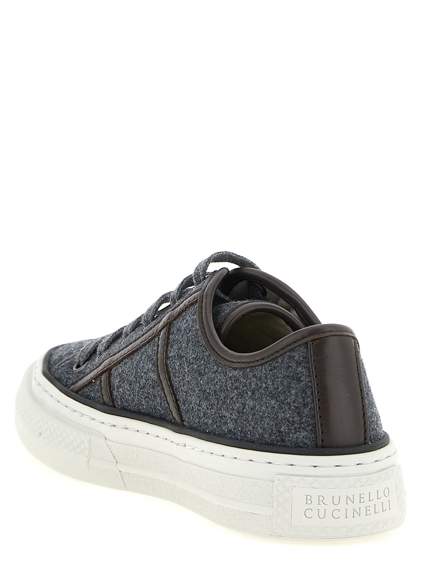 Brunello Cucinelli Women 'Shiny Tab' Sneakers BRUNELLO CUCINELLI