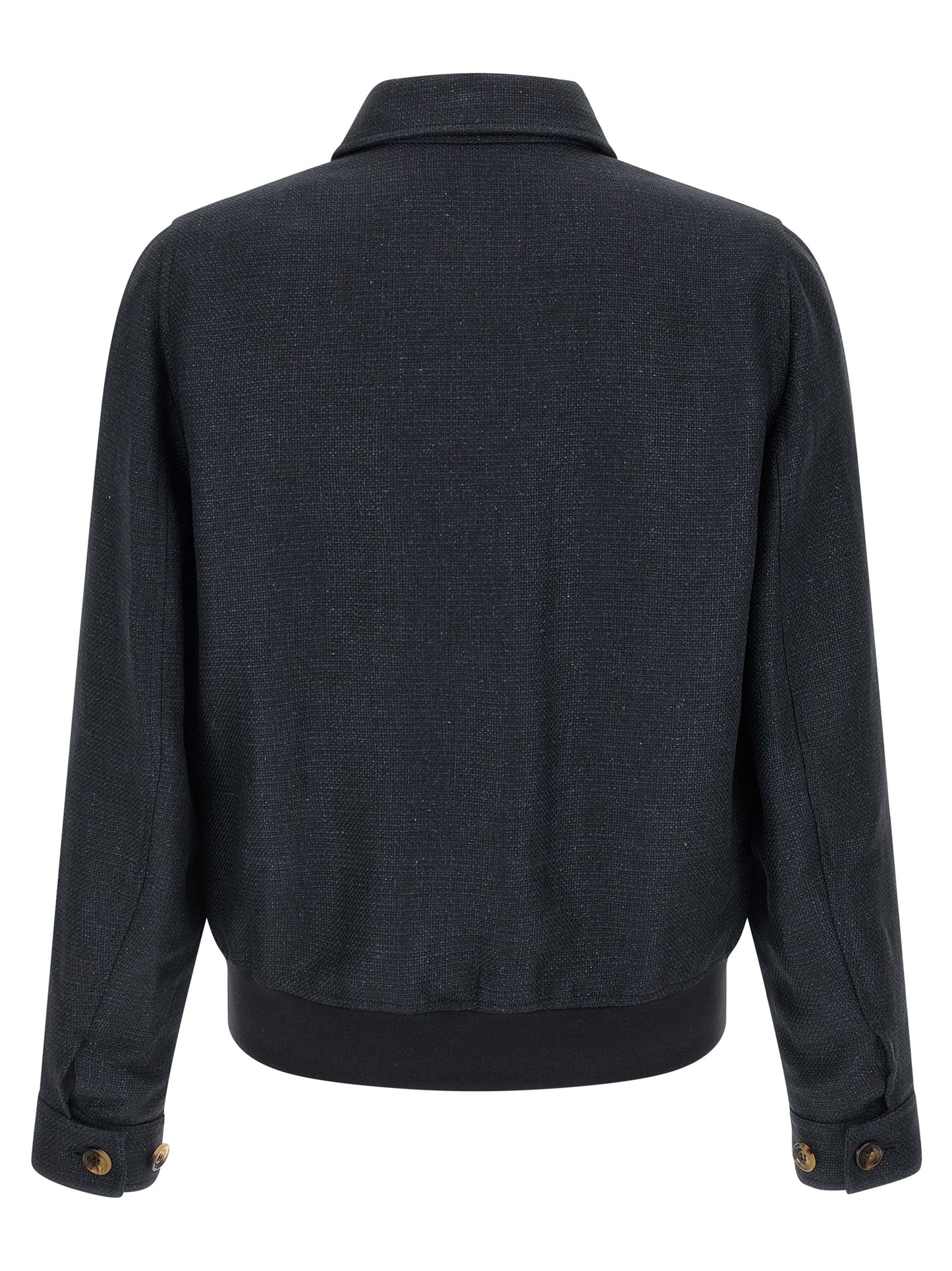 Brunello Cucinelli Men Linen Blend Jacket BRUNELLO CUCINELLI