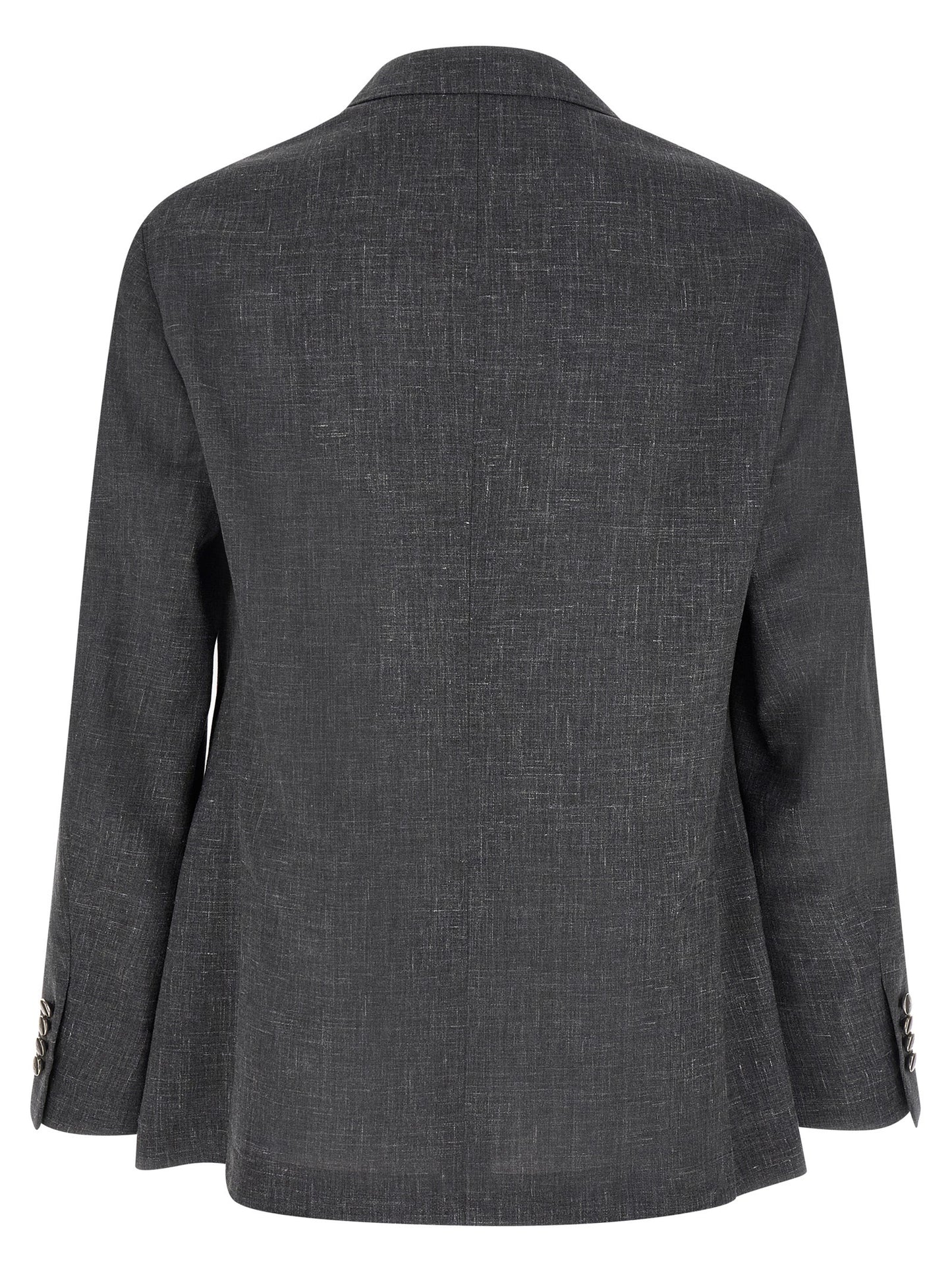Brunello Cucinelli Men Blazer Flamed Canvas Blazer BRUNELLO CUCINELLI