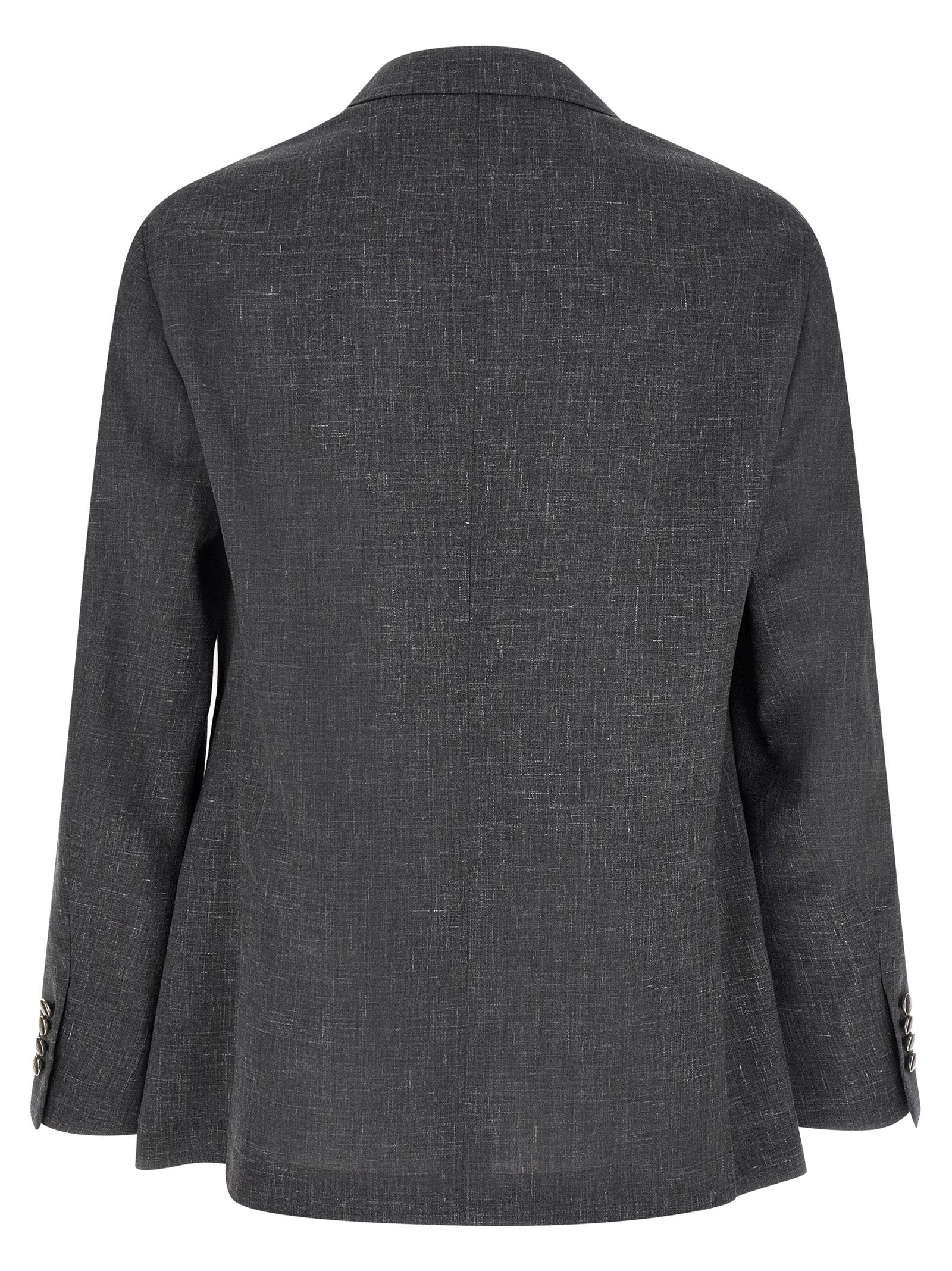 Brunello Cucinelli Men Blazer Flamed Canvas Blazer BRUNELLO CUCINELLI