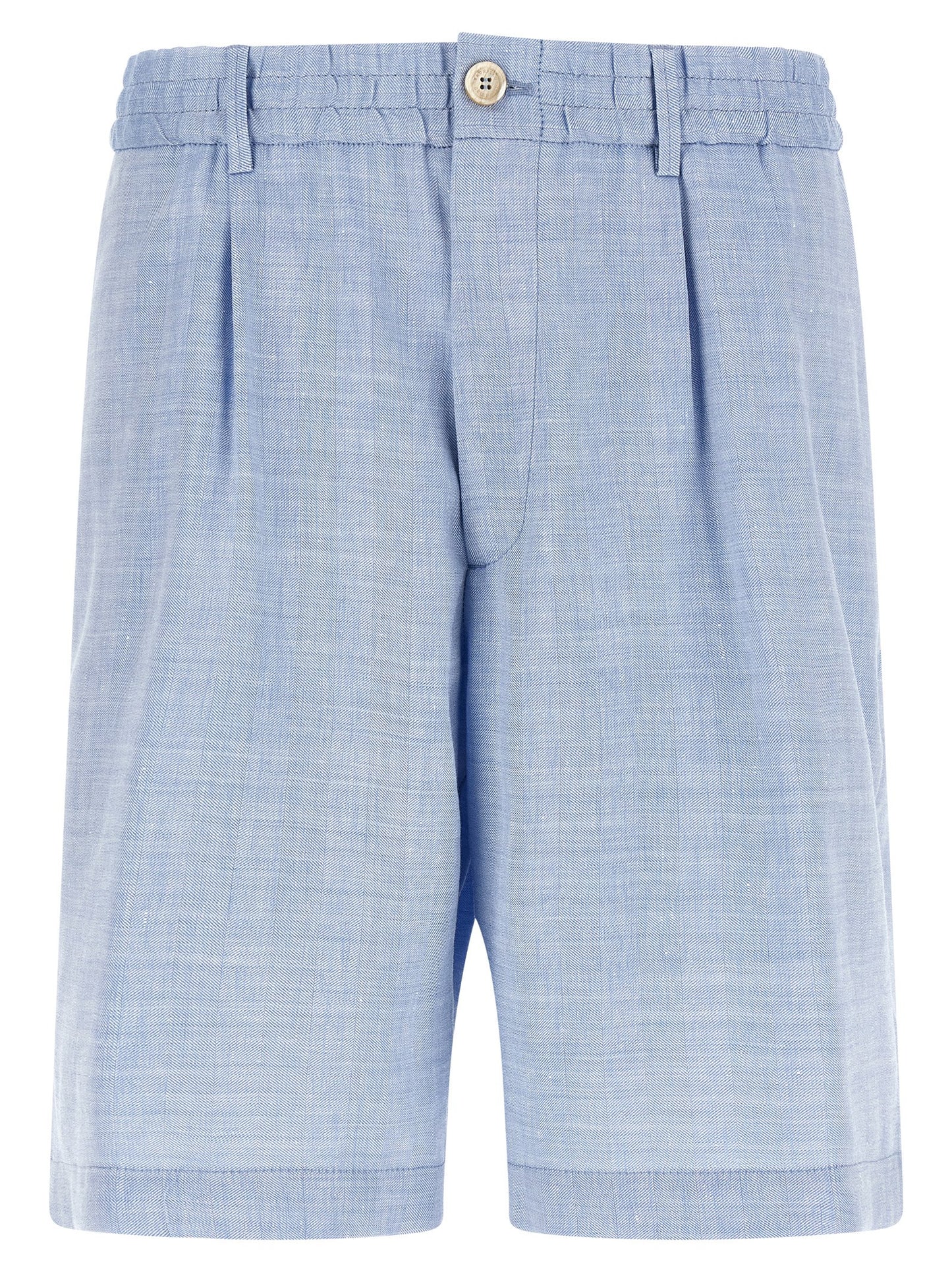 Brunello Cucinelli Men Chevron Bermuda Shorts BRUNELLO CUCINELLI