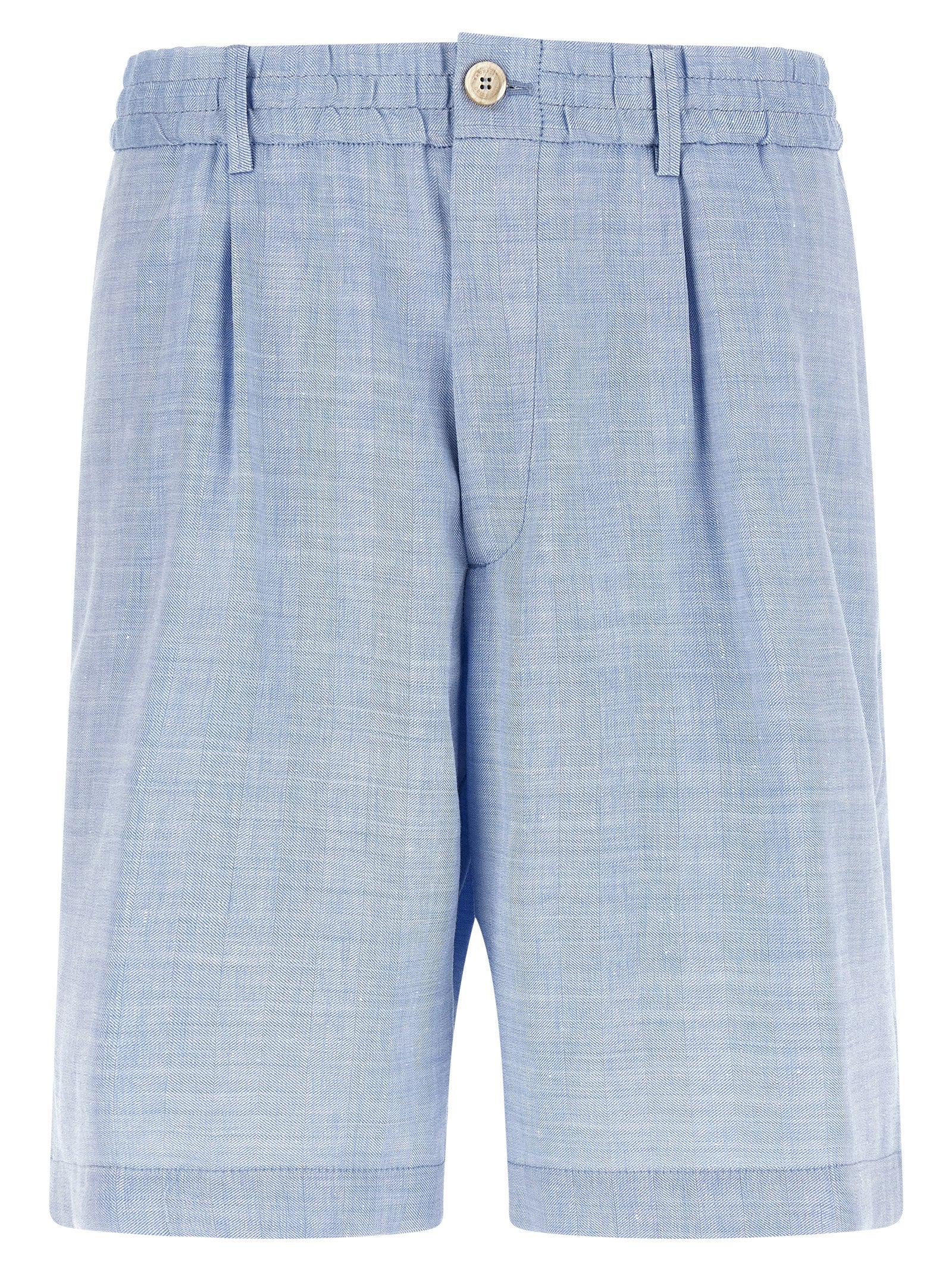 Brunello Cucinelli Men Chevron Bermuda Shorts BRUNELLO CUCINELLI