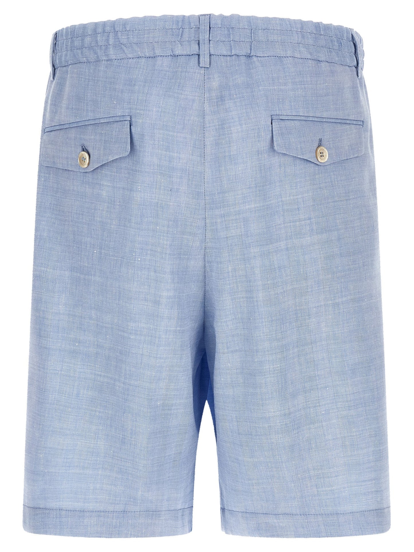 Brunello Cucinelli Men Chevron Bermuda Shorts BRUNELLO CUCINELLI